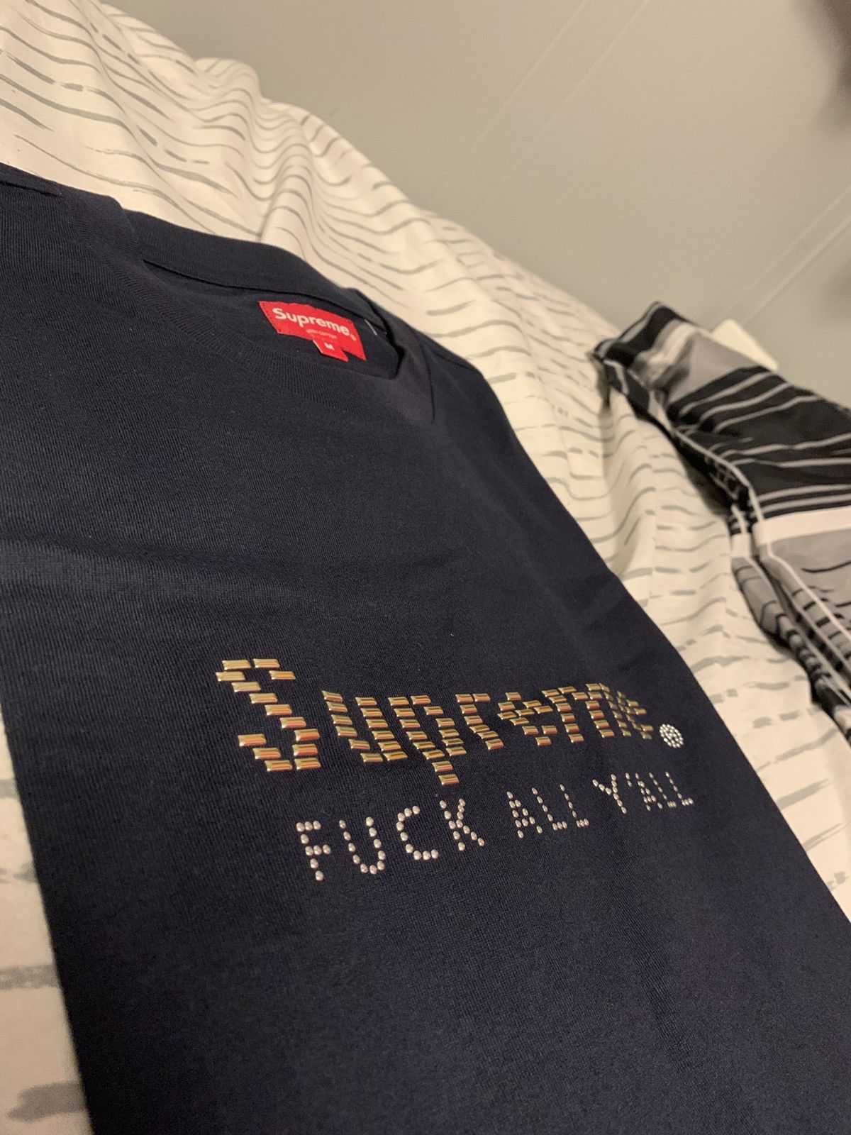 Supreme Gold Bars Tee | Grailed