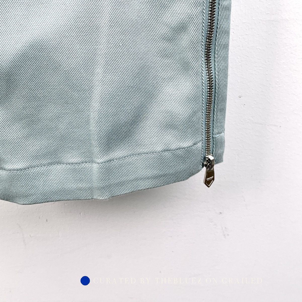 Hermes Light Blue Side Pocket Casual Cargo Pants Size US 40 / EU 56 - 3 Thumbnail