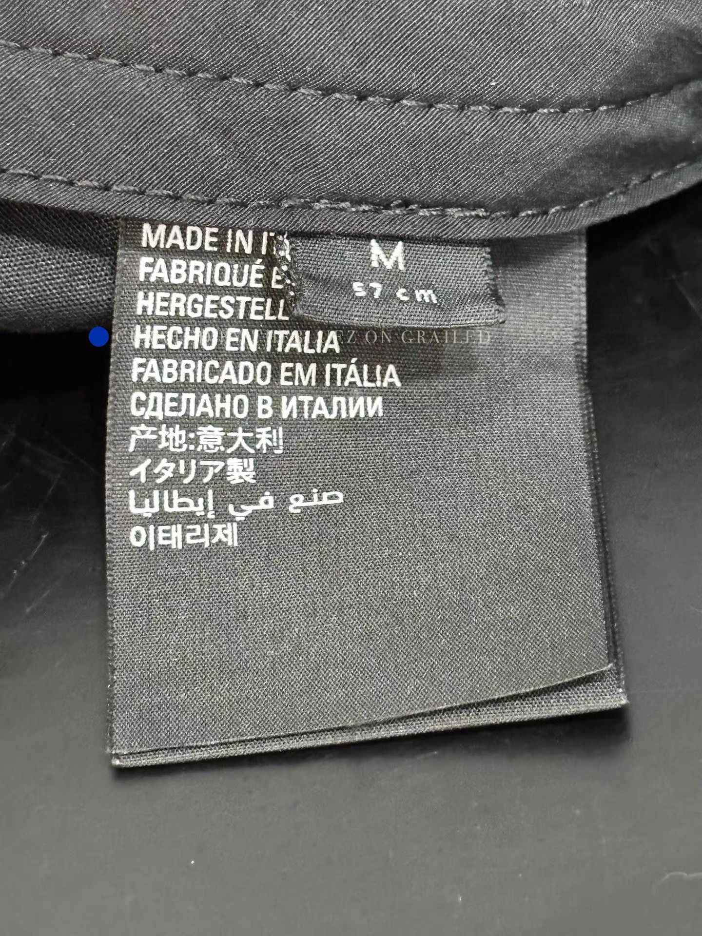 Balenciaga Embroidered Logo Black Baseball Cap Size ONE SIZE - 3 Thumbnail