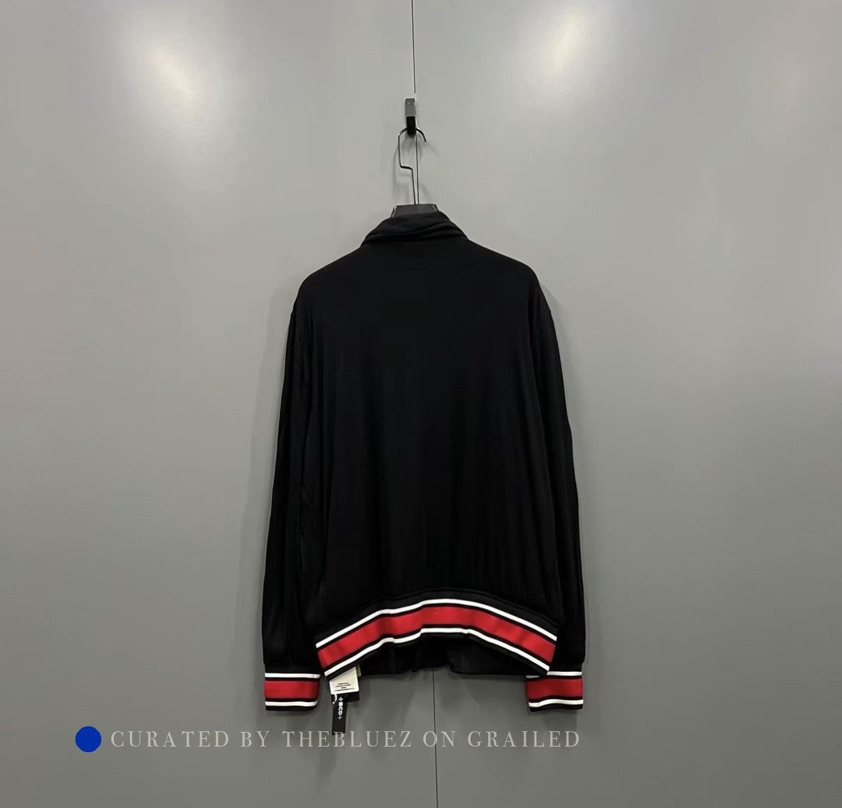Givenchy Black Stripe Zip-Up Jacket in Size L Size US L / EU 52-54 / 3 - 2 Thumbnail