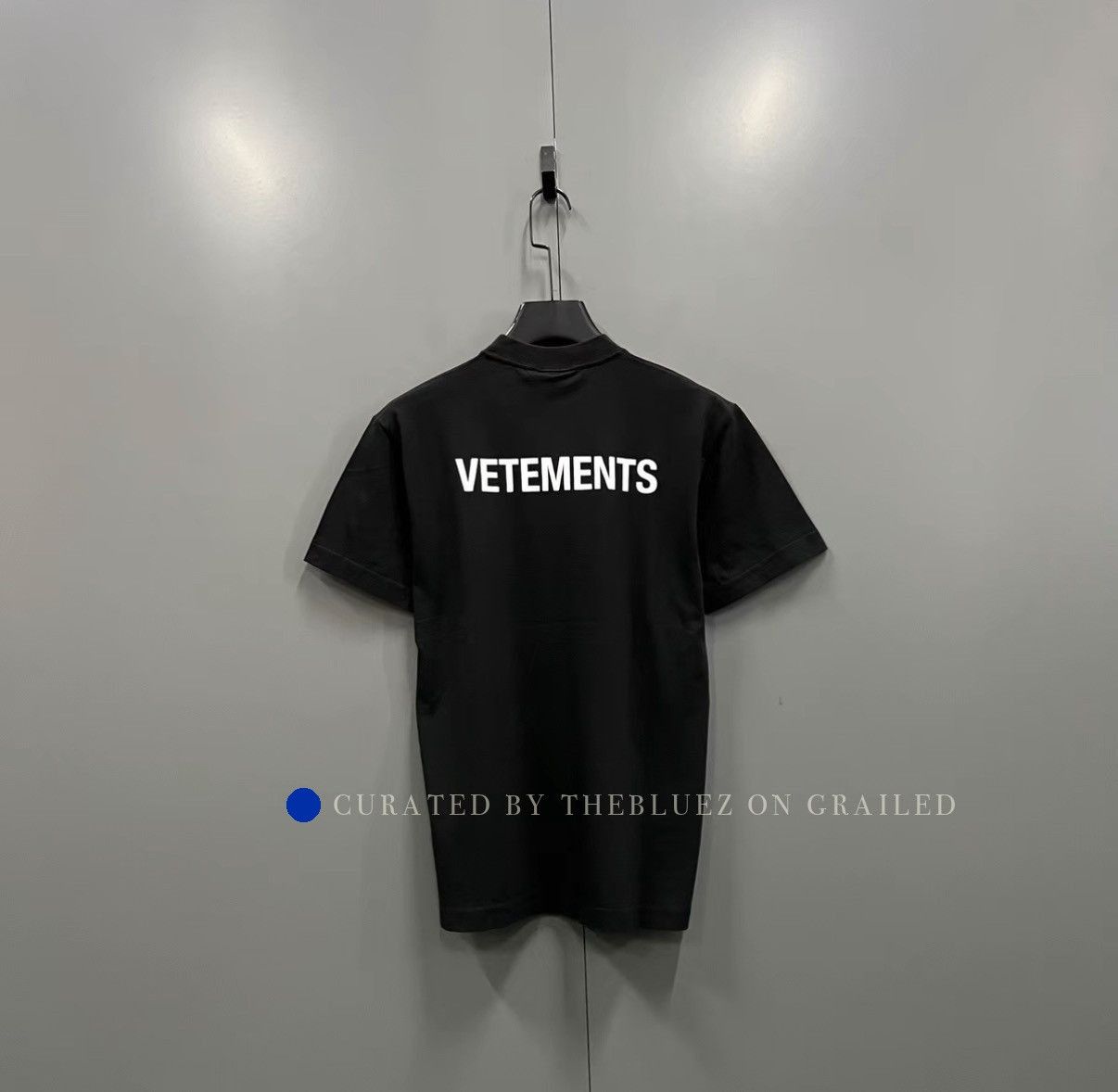 Vetements Black Logo Print Short Sleeve T-Shirt Size US XS / EU 42 / 0 - 2 Thumbnail