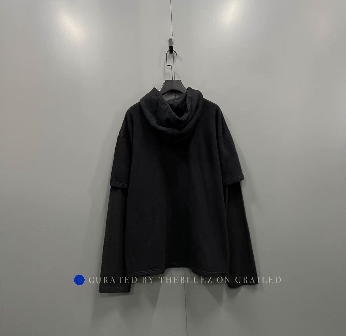 Vetements Logo Embroidered Two-Piece Black Hoodie Size US S / EU 44-46 / 1 - 2 Thumbnail