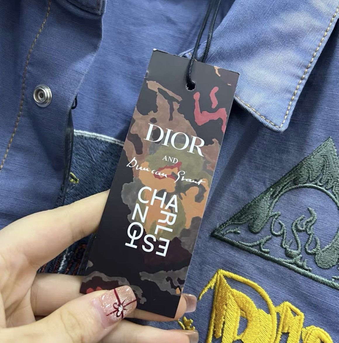 Dior Vintage Washed Logo Embroidered Shirt Size US XS / EU 42 / 0 - 4 Thumbnail
