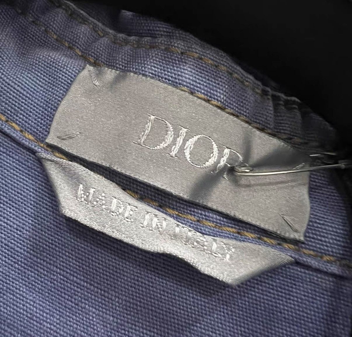 Dior Vintage Washed Logo Embroidered Shirt Size US XS / EU 42 / 0 - 3 Thumbnail