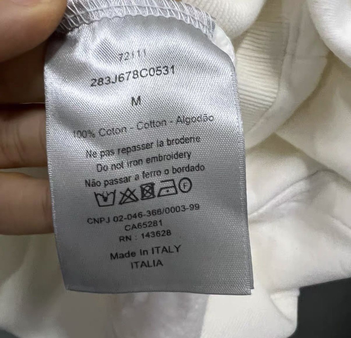 Dior Co-branded Embroidered Logo Hoodie Size US M / EU 48-50 / 2 - 3 Thumbnail