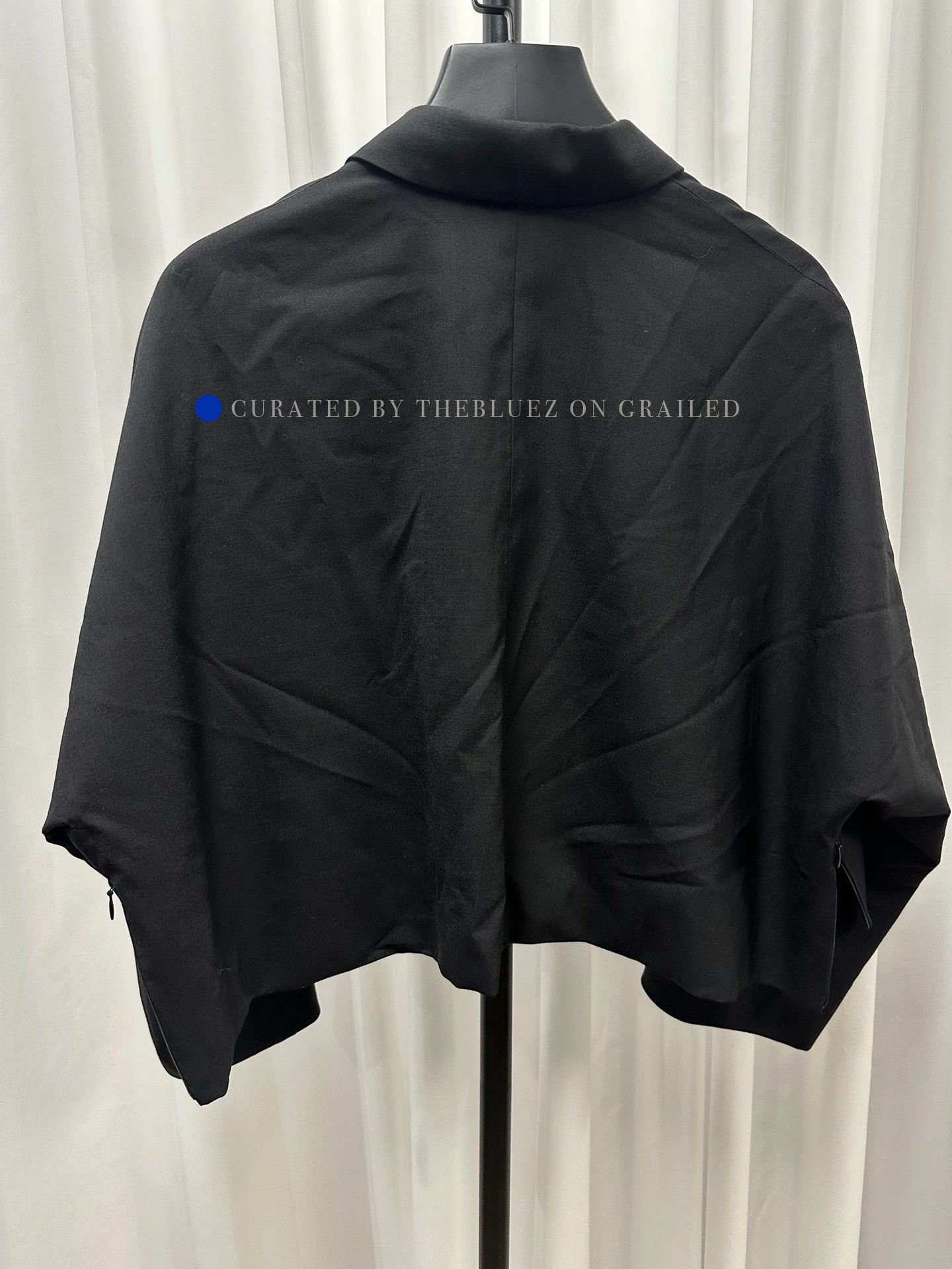 Yohji Yamamoto Lightweight Wool Blend Jacket in Black Size US M / EU 48-50 / 2 - 5 Thumbnail
