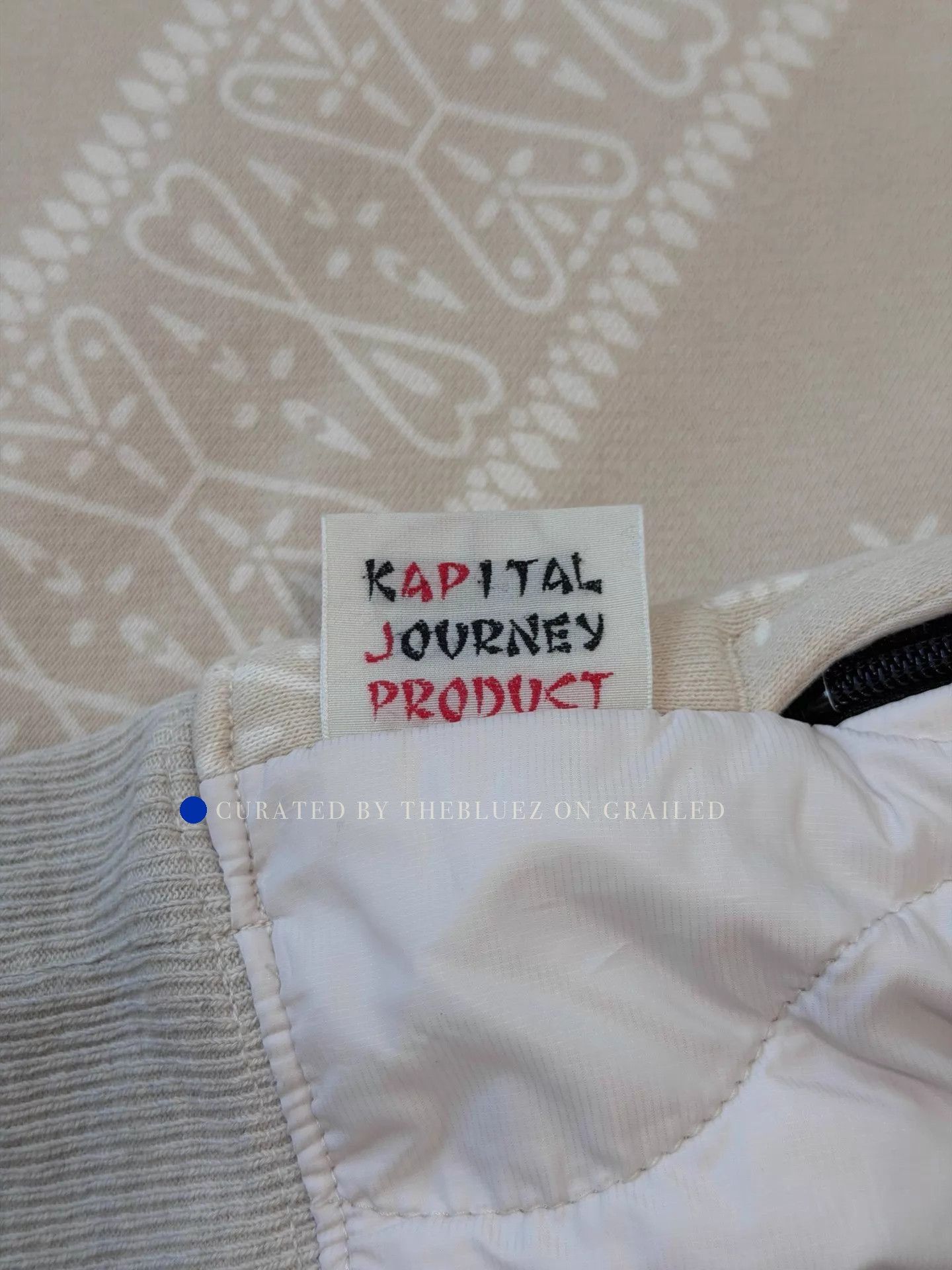 Kapital Color-Blocked Beige Big Sweatshirt Size US S / EU 44-46 / 1 - 6 Thumbnail