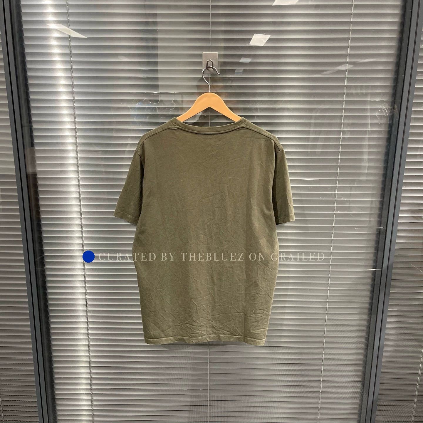 Loewe Khaki Green Embroidered Short Sleeve T-Shirt Size US M / EU 48-50 / 2 - 2 Thumbnail