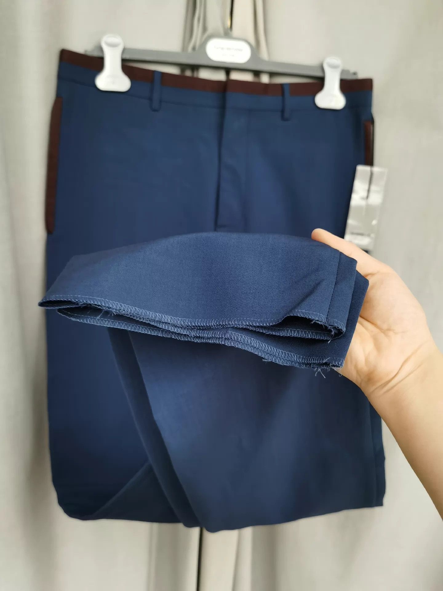 Dior Stylish Blue Wool-Mohair Trousers Size US 32 / EU 48 - 5 Thumbnail