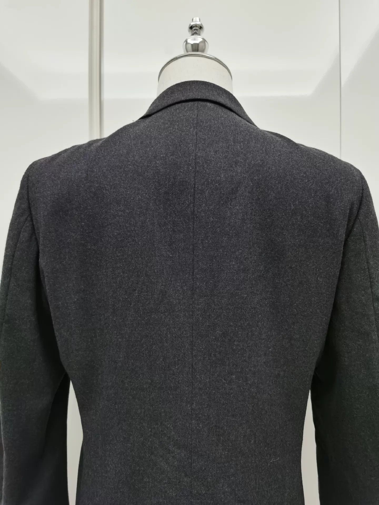 Comme des Garcons SHIRT Minimalist Wool Suit Jacket in Black Size US M / EU 48-50 / 2 - 4 Thumbnail