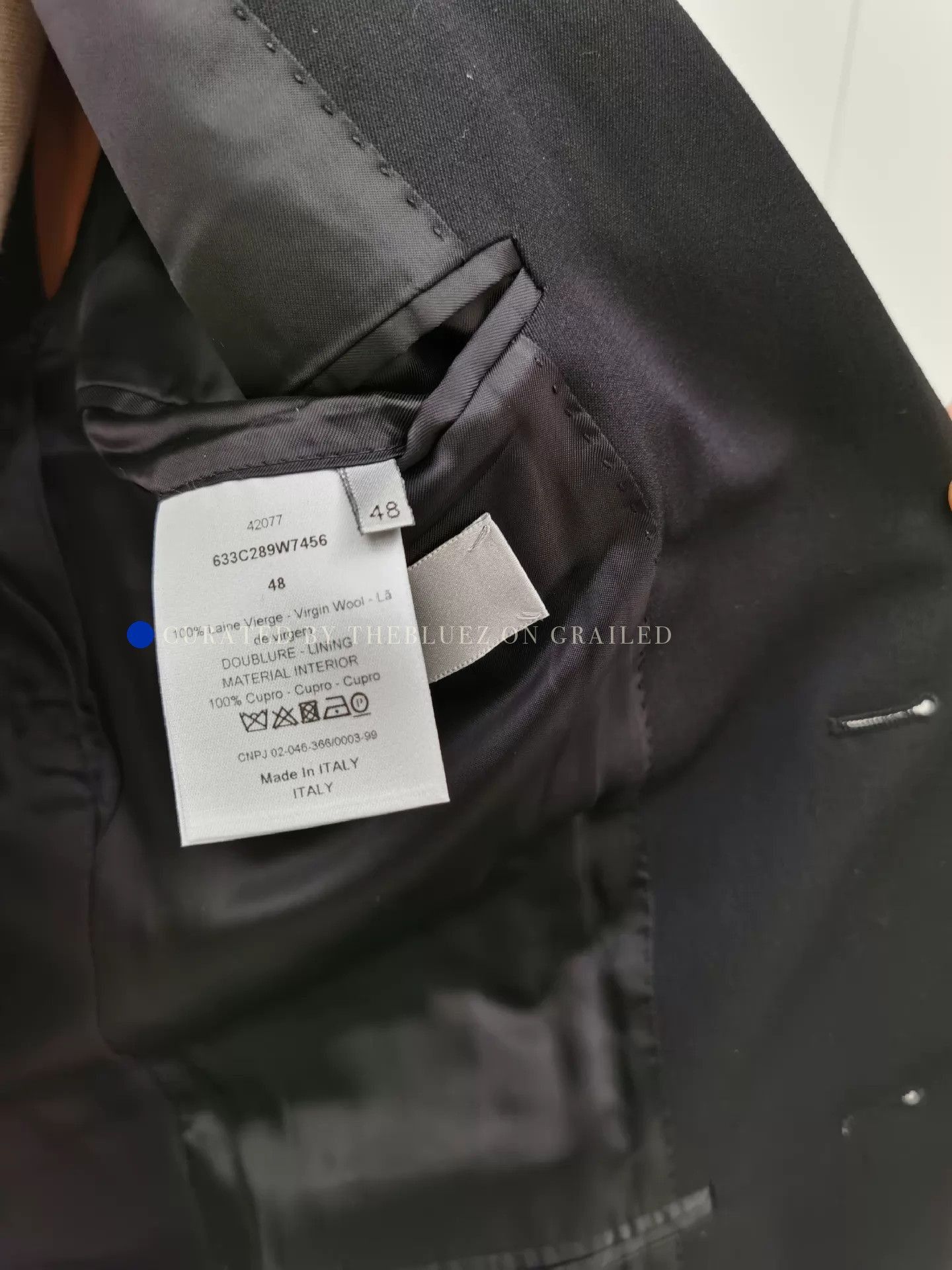 Dior Elegant Wool Suit in Black Size US 32 / EU 48 - 3 Thumbnail
