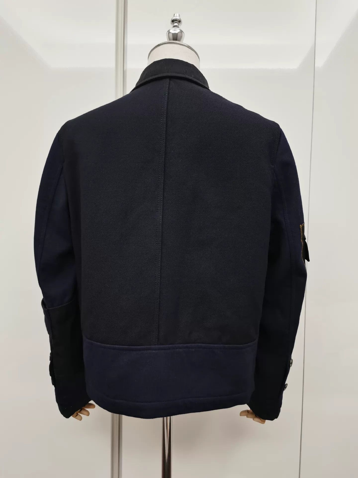 Valentino Mixed Fabric Paneled Lightweight Jacket Size US M / EU 48-50 / 2 - 2 Thumbnail