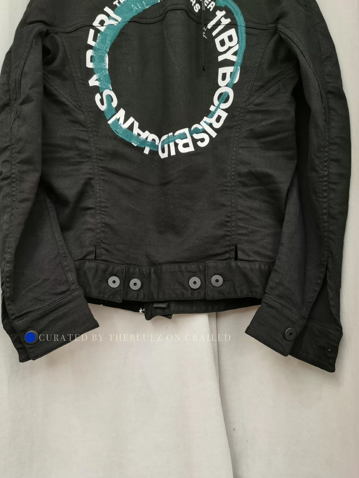 11 By Boris Bidjan Saberi Rare Black Splatter Denim Jacket Size US M / EU 48-50 / 2 - 9 Thumbnail