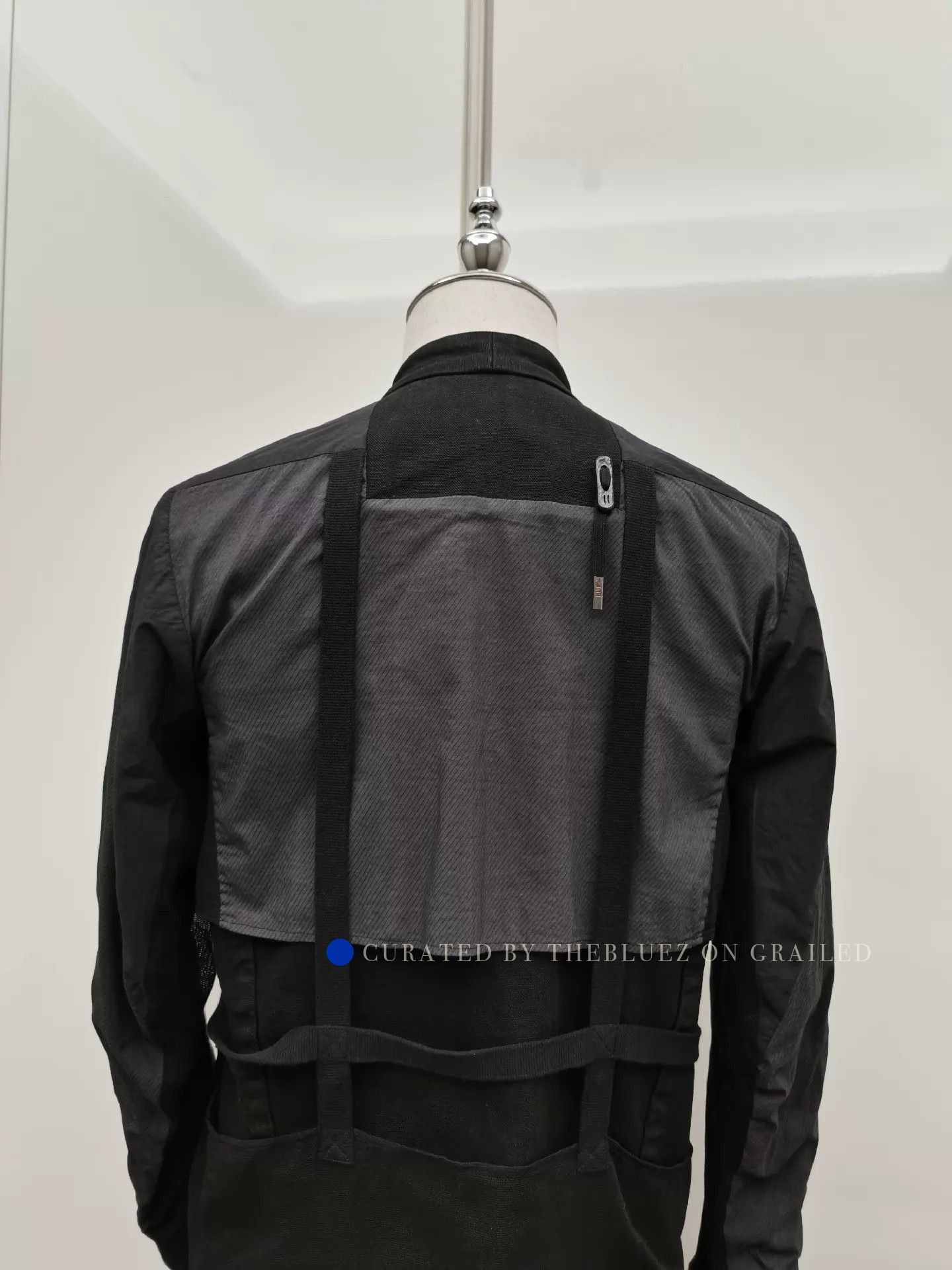 Boris Bidjan Saberi Paneled Black Jacket in Excellent Condition Size US S / EU 44-46 / 1 - 5 Thumbnail