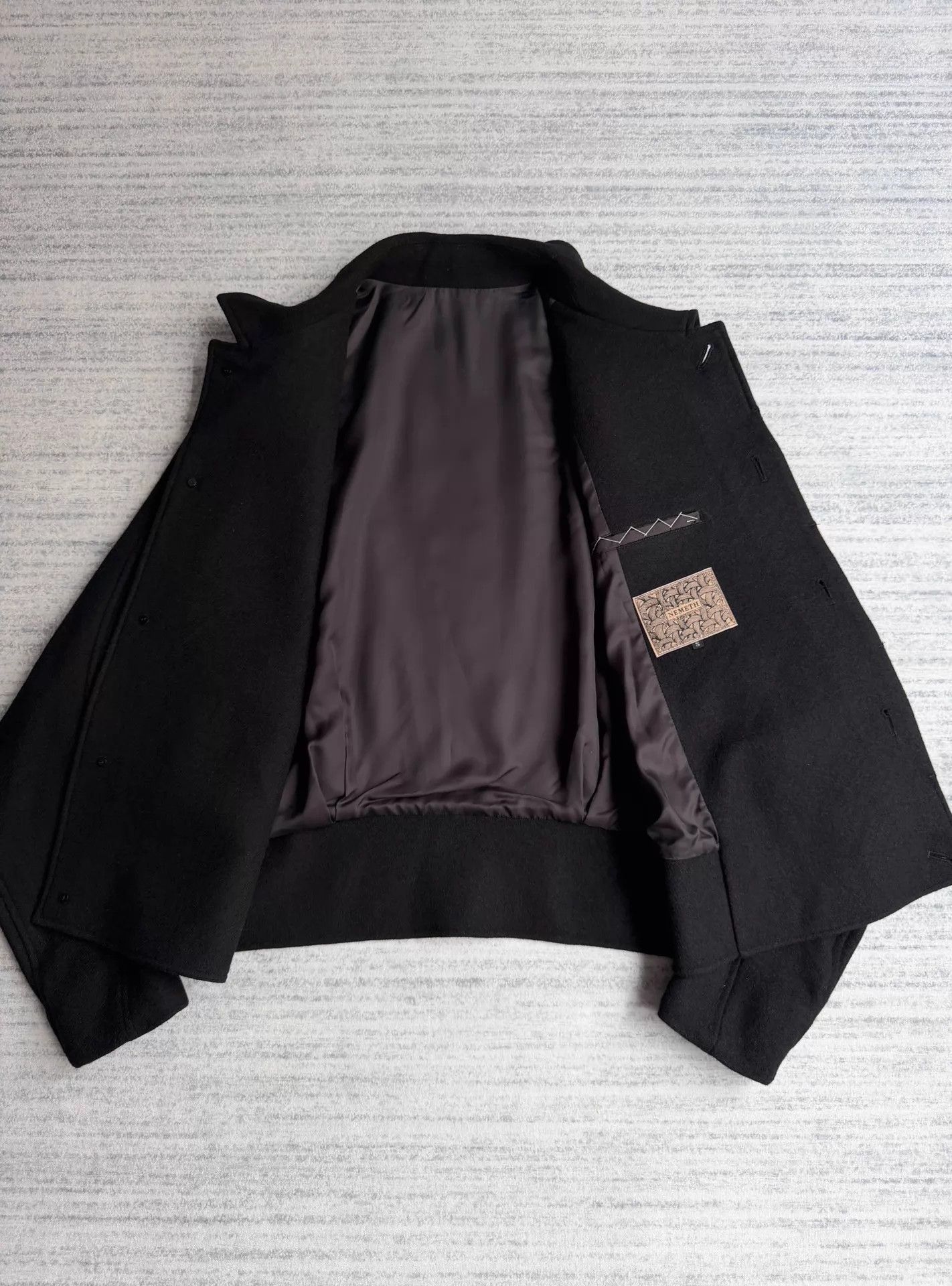 Christopher Nemeth Unique Black Blazer with Knot Scimitar Sleeves Size US S / EU 44-46 / 1 - 2 Thumbnail