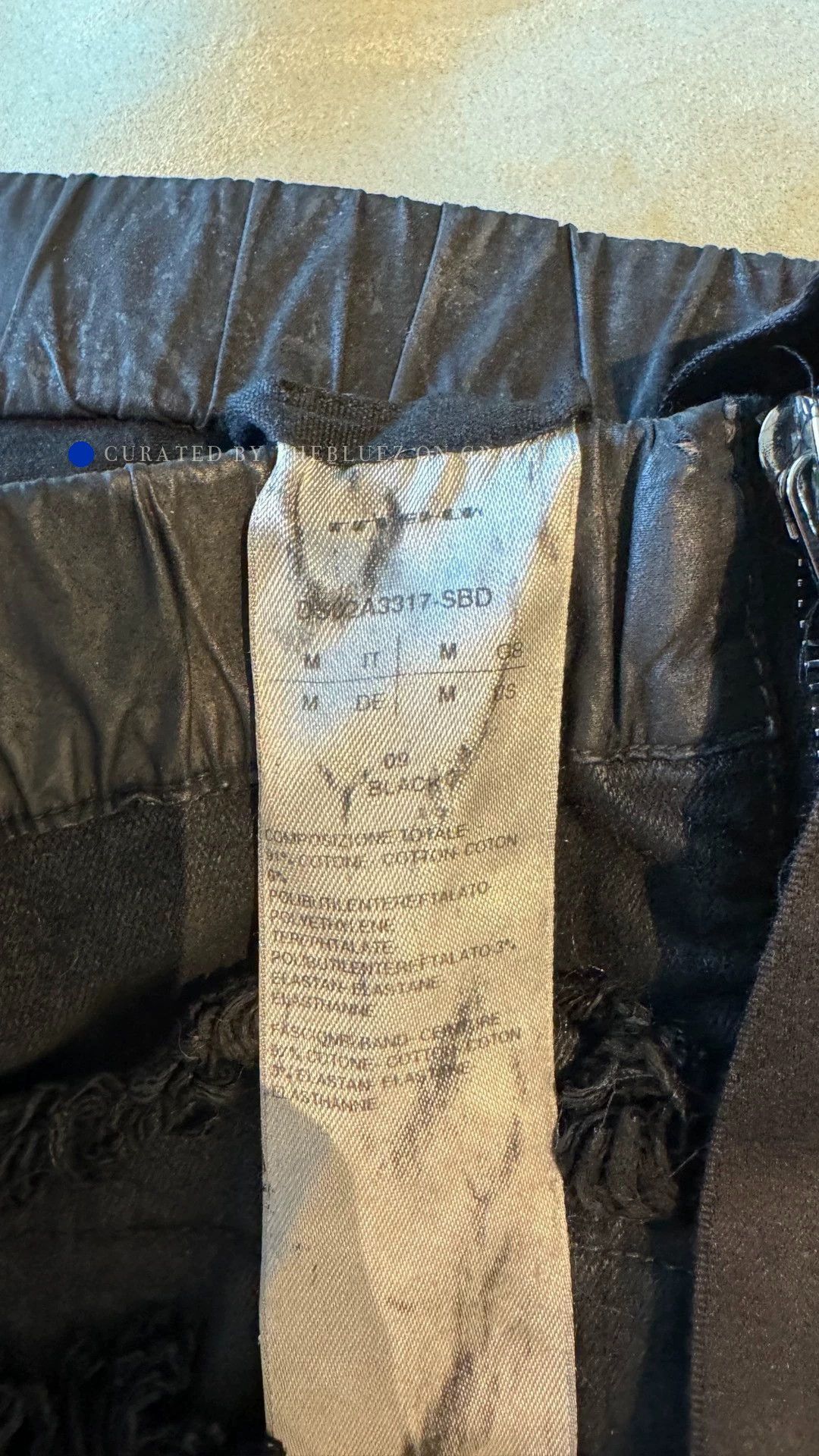 Rick Owens Stretchy Black Slim Fit Pants Size US 32 / EU 48 - 5 Thumbnail