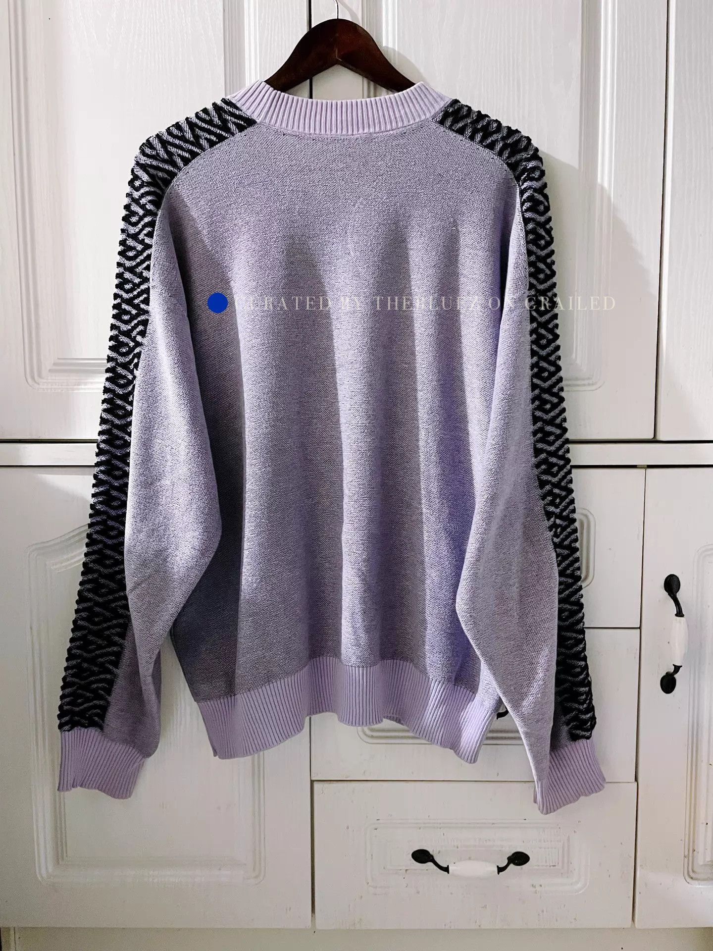 Versace Medusa-Embroidered Purple Knit Sweater Size US M / EU 48-50 / 2 - 2 Thumbnail