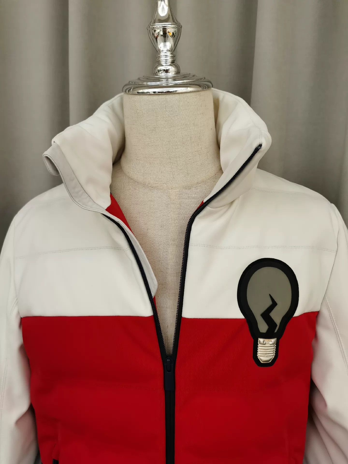 Fendi Color Block Puffer Down Jacket Size US M / EU 48-50 / 2 - 2 Thumbnail