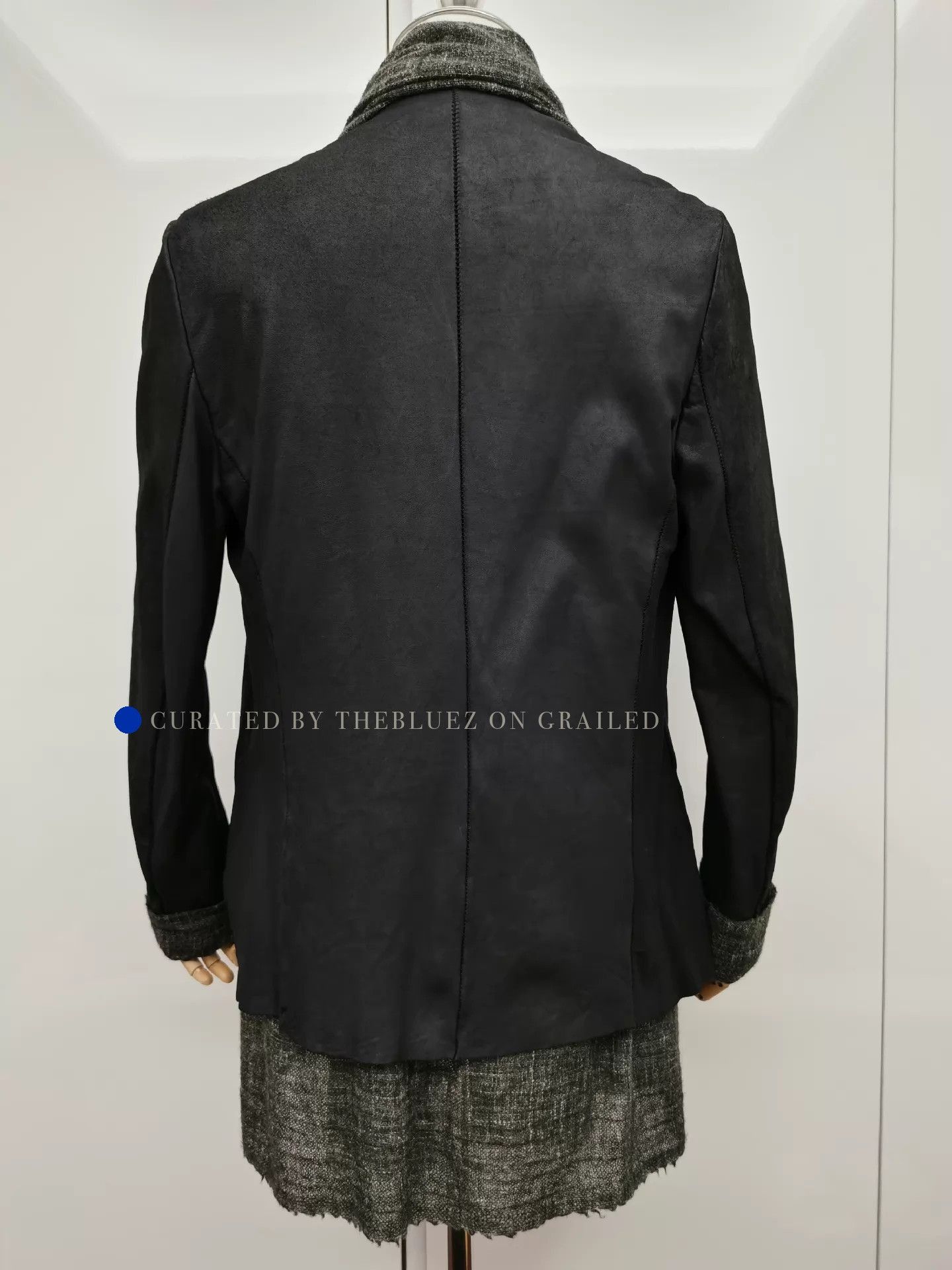 Isaac Sellam Experience Stylish Black Leather Long Coat Size US S / EU 44-46 / 1 - 4 Thumbnail