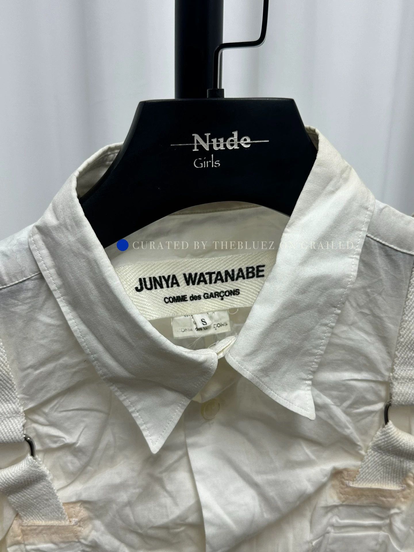 Junya Watanabe Unique White Parachute Shirt in Size S Size US S / EU 44-46 / 1 - 4 Thumbnail
