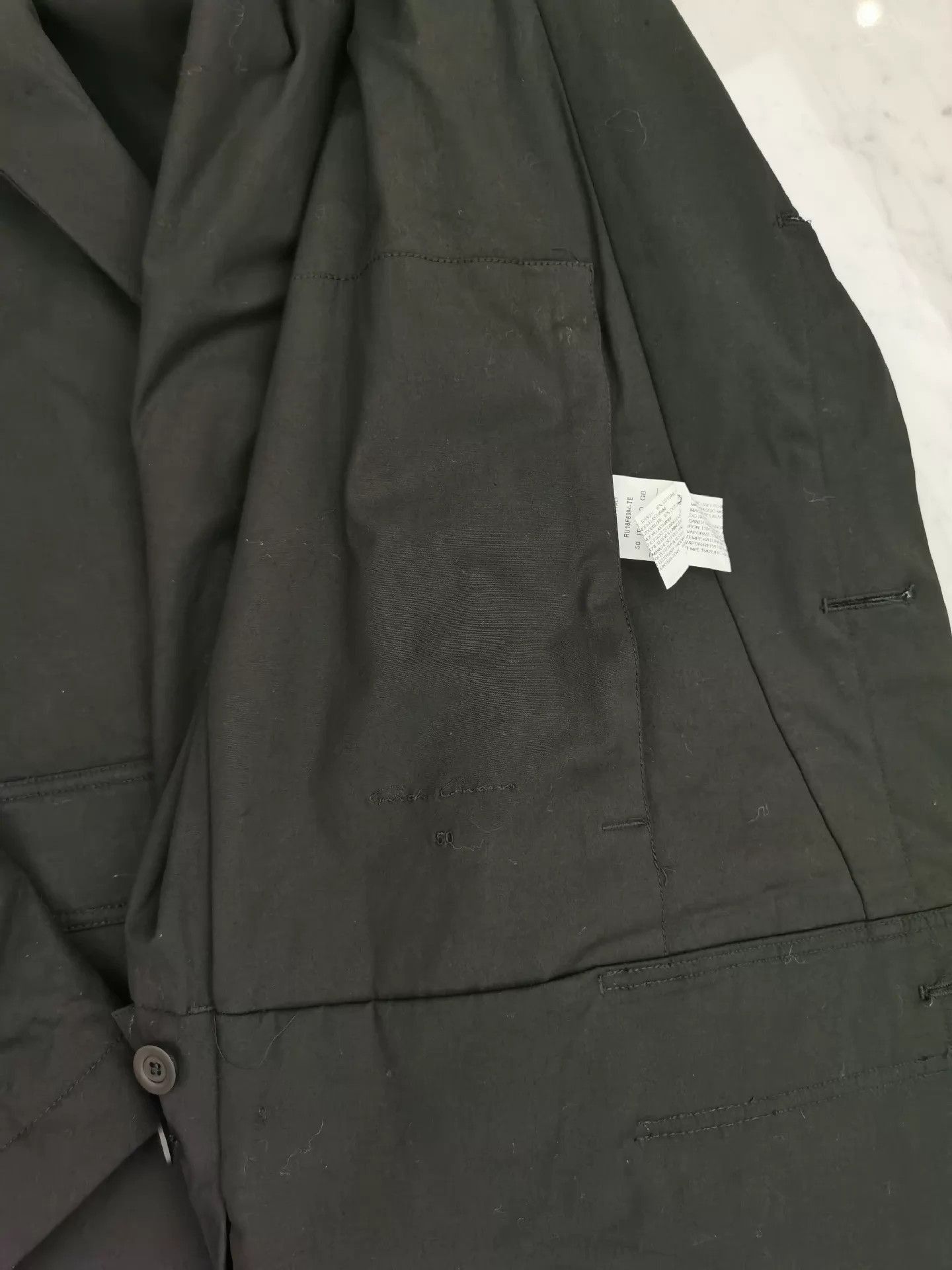 Rick Owens Hooded Long Padded Coat in Black Size US M / EU 48-50 / 2 - 9 Thumbnail