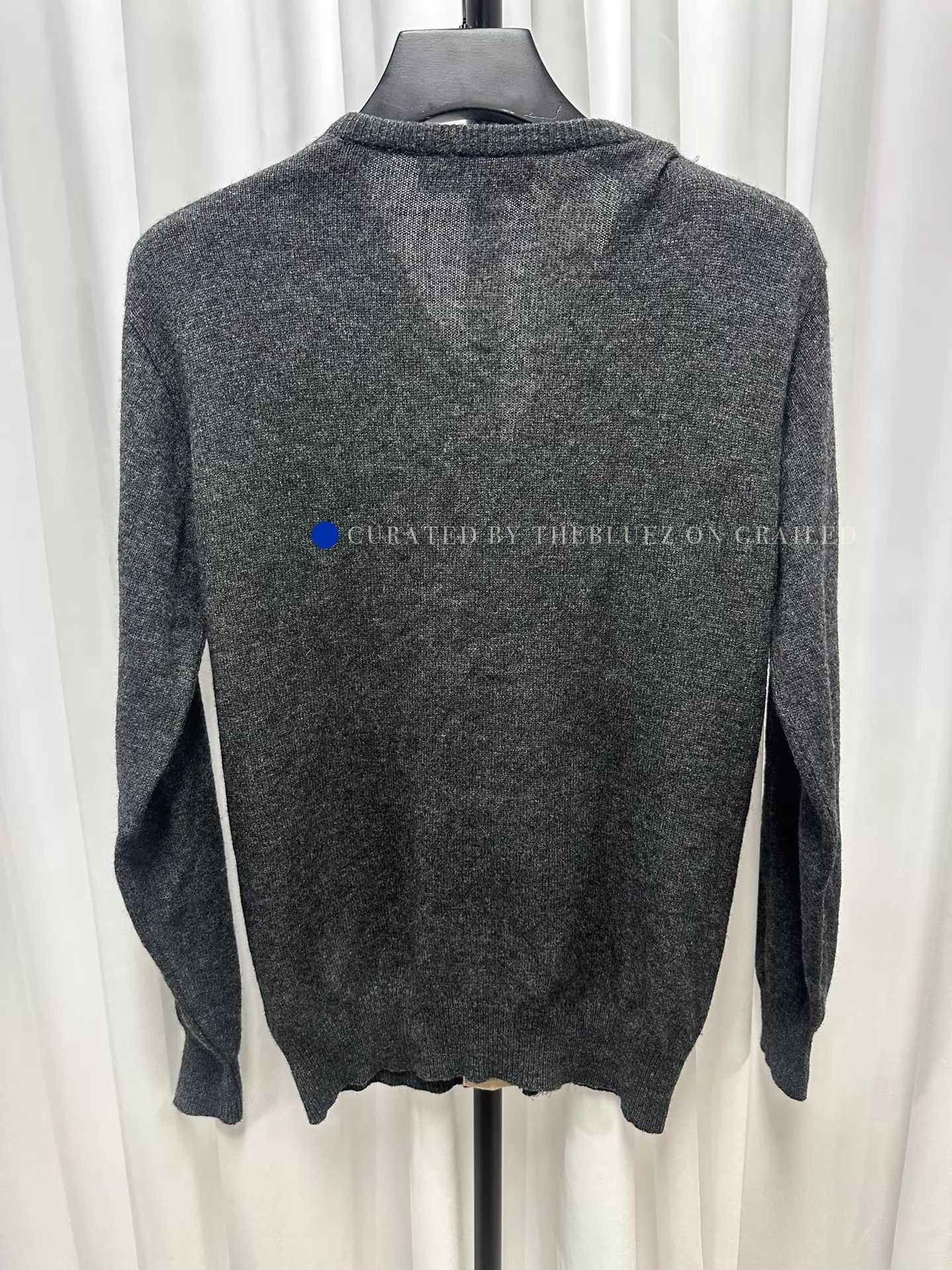 Geoffrey B. Small Lace Flower-Button Wool Knit Sweater Size US S / EU 44-46 / 1 - 3 Thumbnail