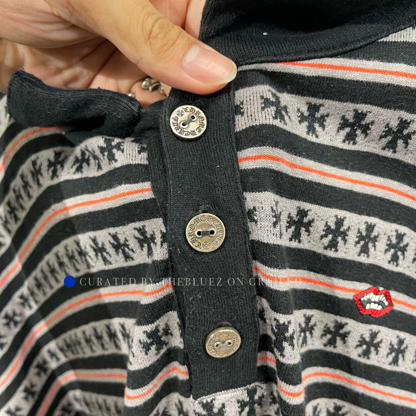 Chrome Hearts Multi Color Embroidered Long Sleeve Tee Size US L / EU 52-54 / 3 - 5 Thumbnail