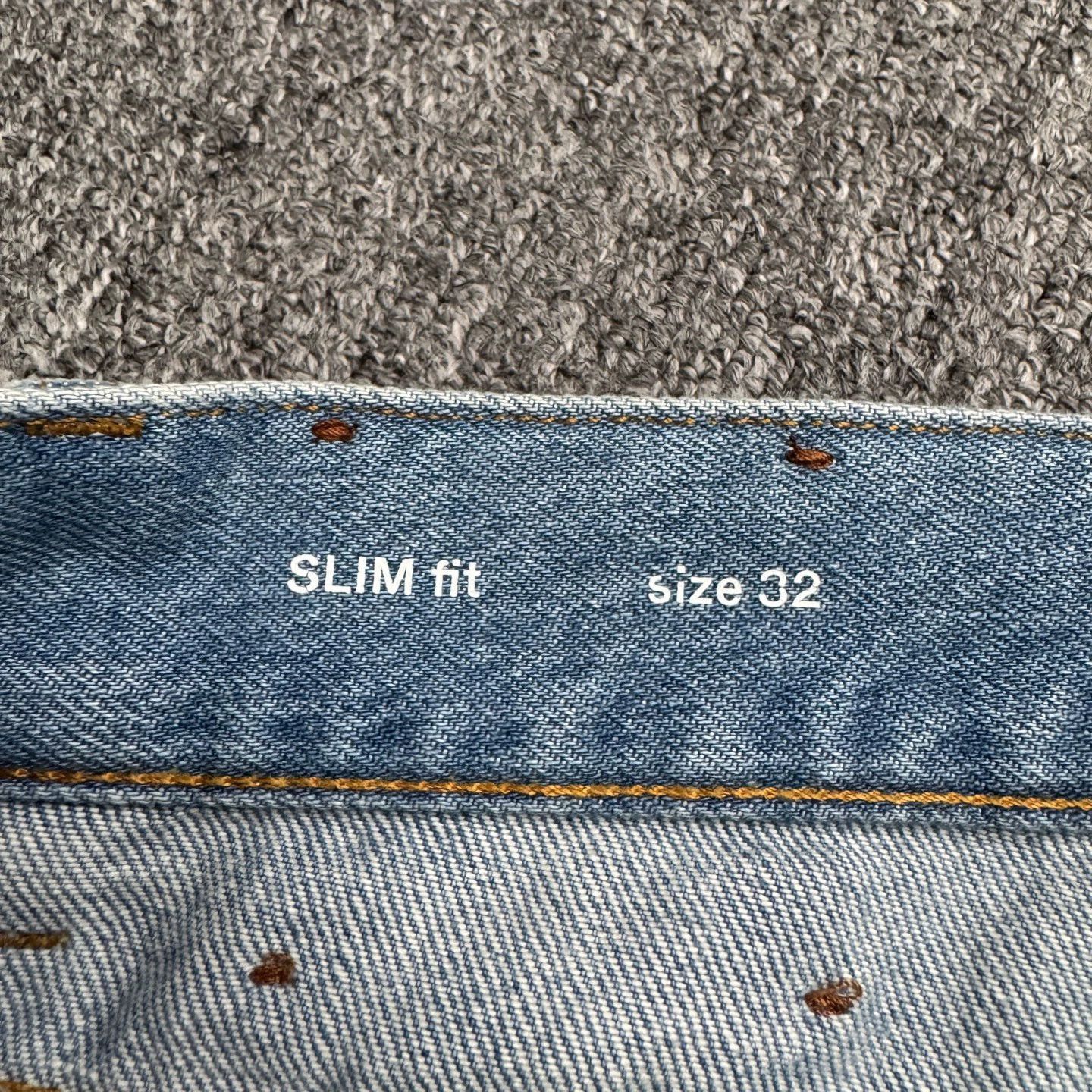 Ermenegildo Zegna Distressed Blue Denim Jeans, Size 32 Size US 32 / EU 48 - 2 Thumbnail