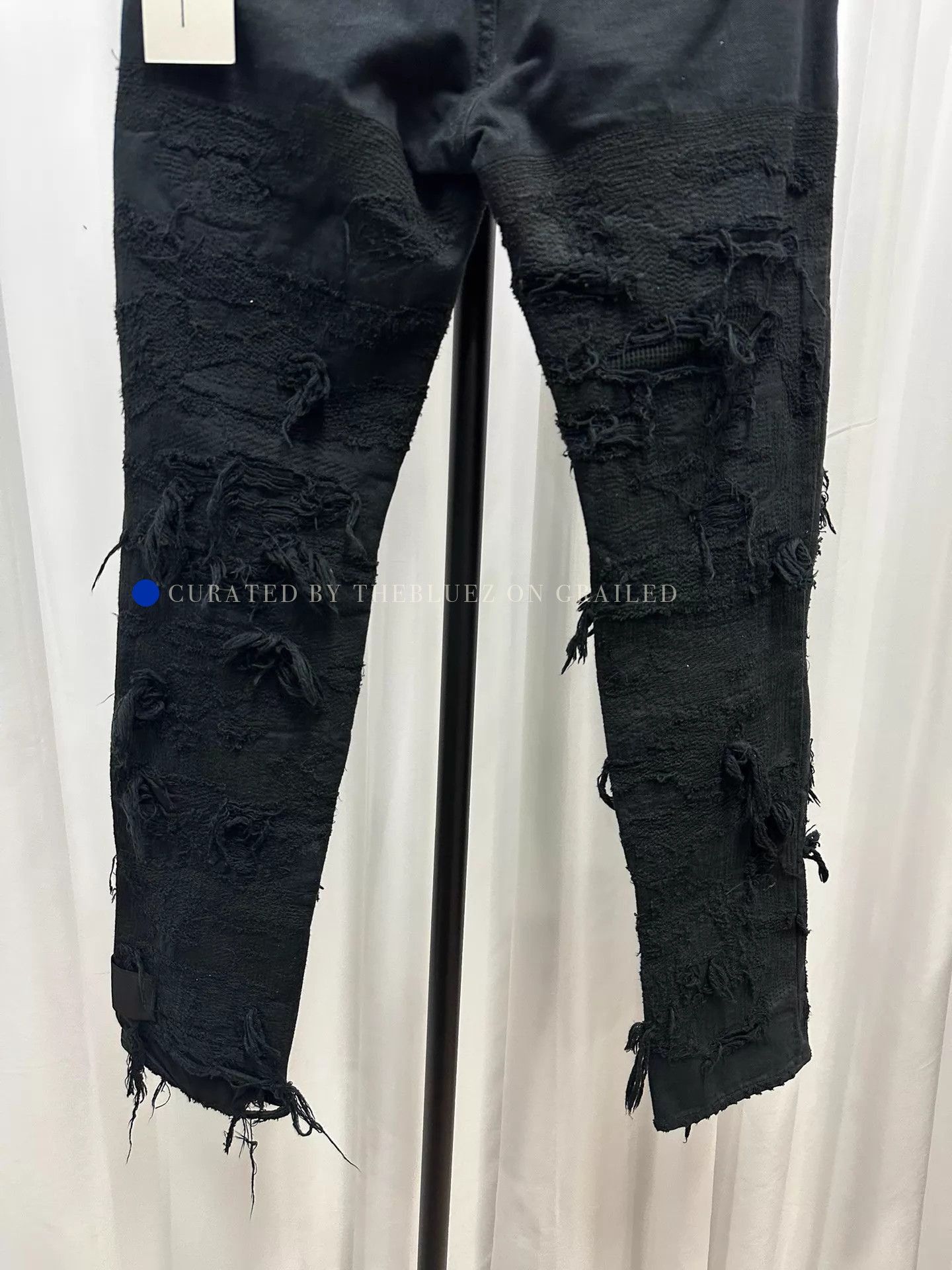Undercover Distressed Black Jeans Size 30 Size US 30 / EU 46 - 2 Thumbnail