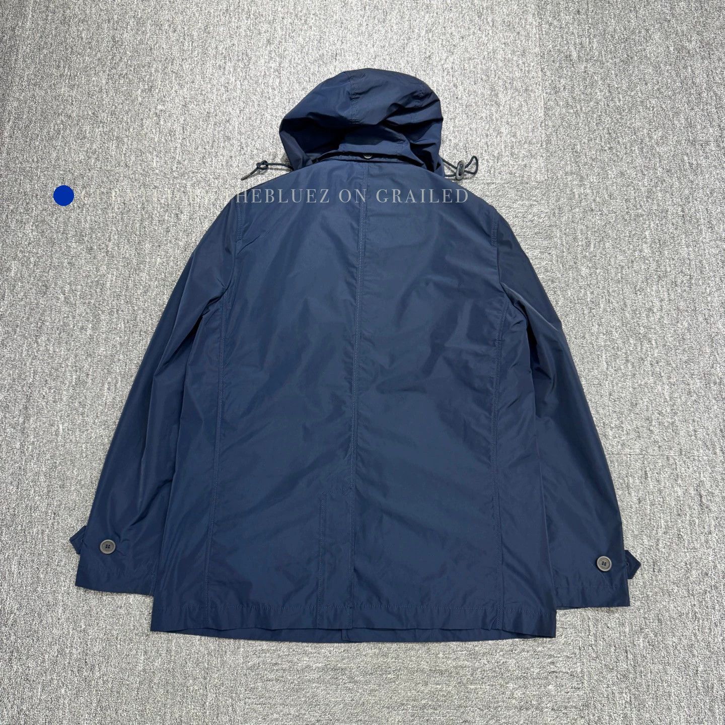 Burberry Blue Trench with Removable Wool Liner Size US L / EU 52-54 / 3 - 7 Thumbnail