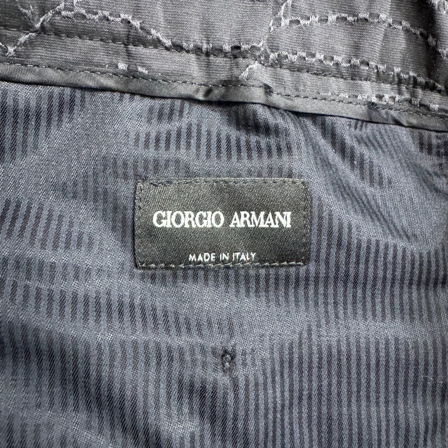 Giorgio Armani Floral Embroidered Casual Pants Size US 32 / EU 48 - 2 Thumbnail