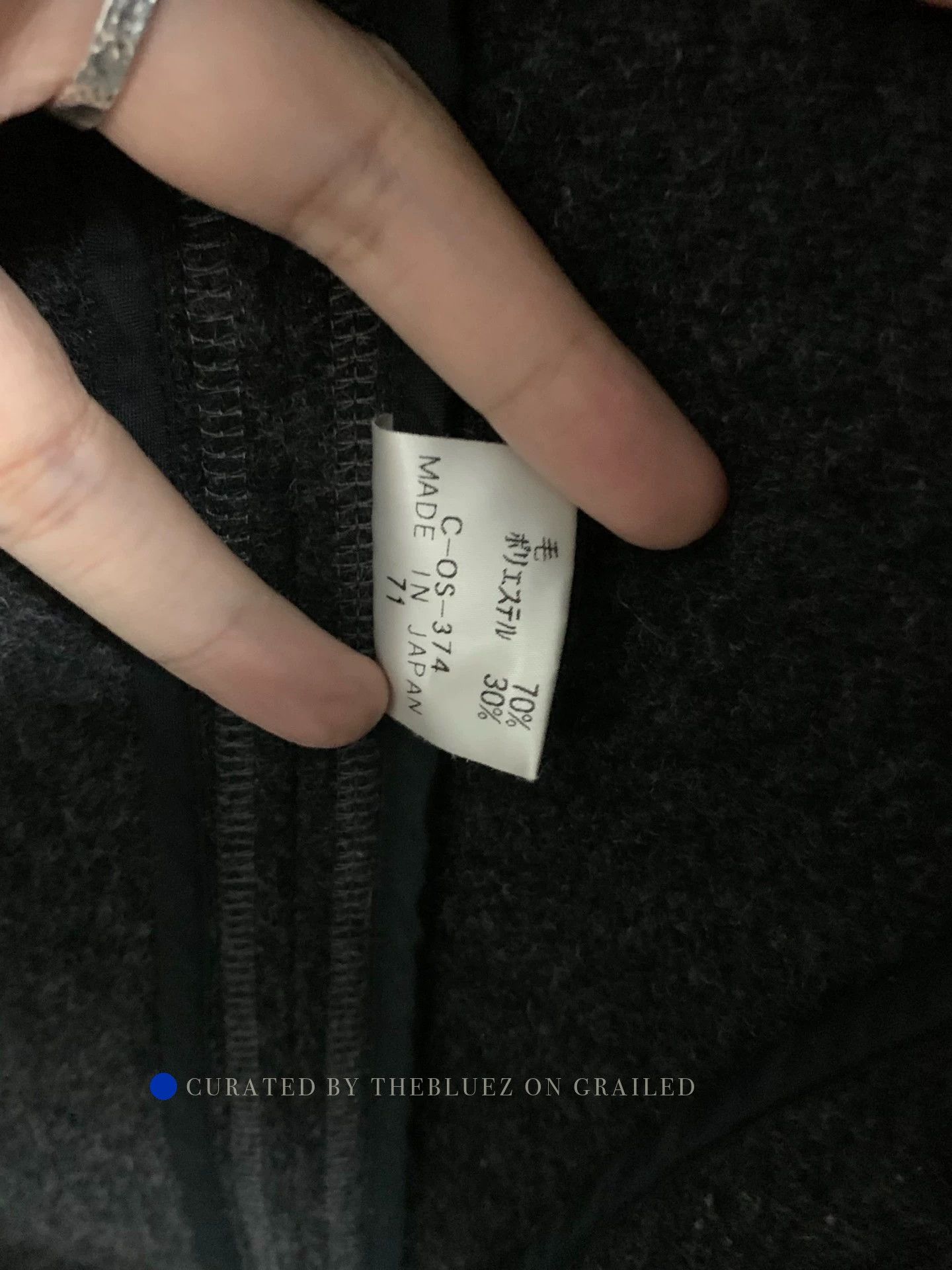 Yohji Yamamoto Black Wool Blend Hooded Jacket Size US M / EU 48-50 / 2 - 4 Thumbnail