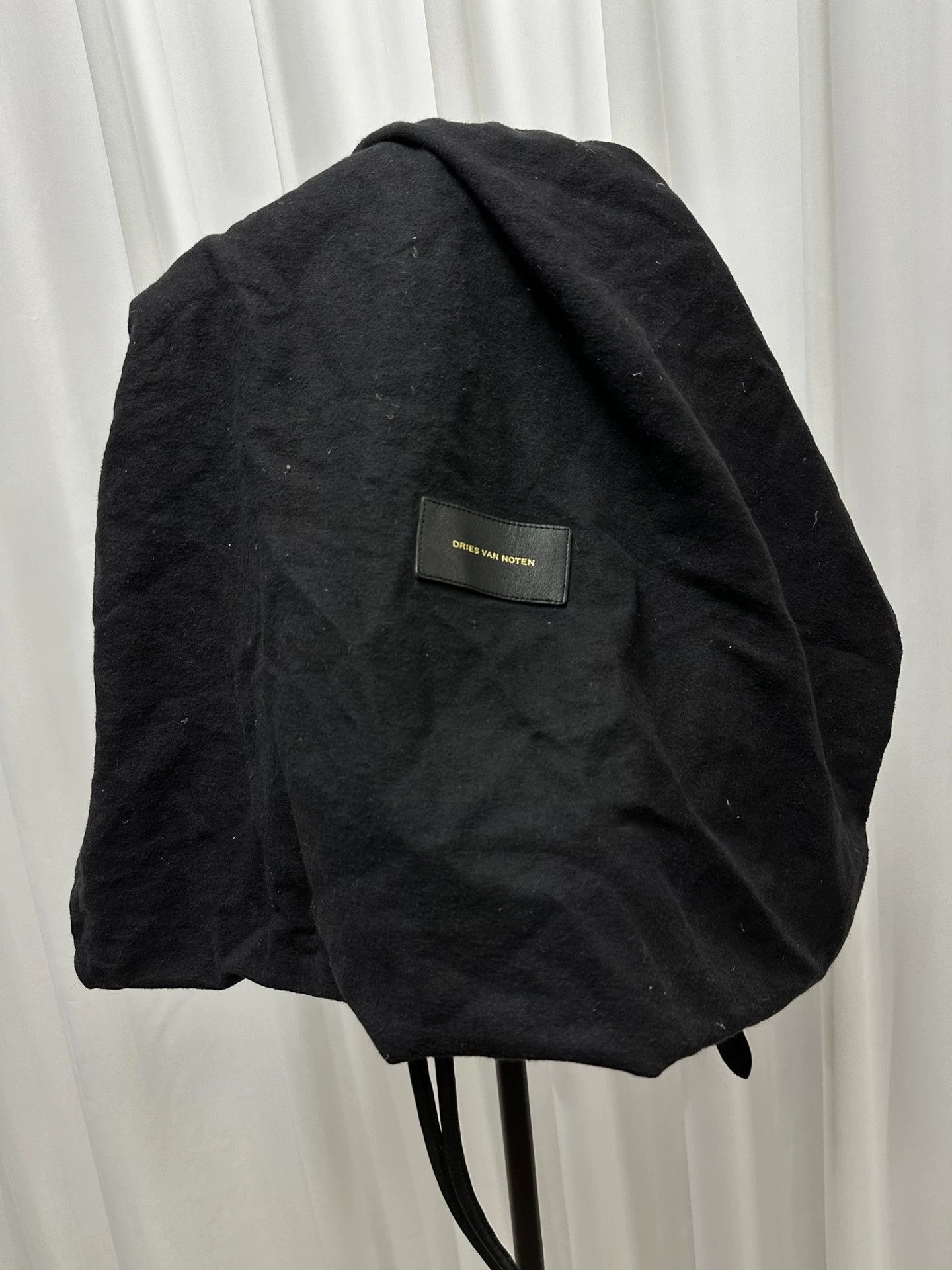 Dries Van Noten Stylish Black Leather Backpack Size ONE SIZE - 7 Thumbnail