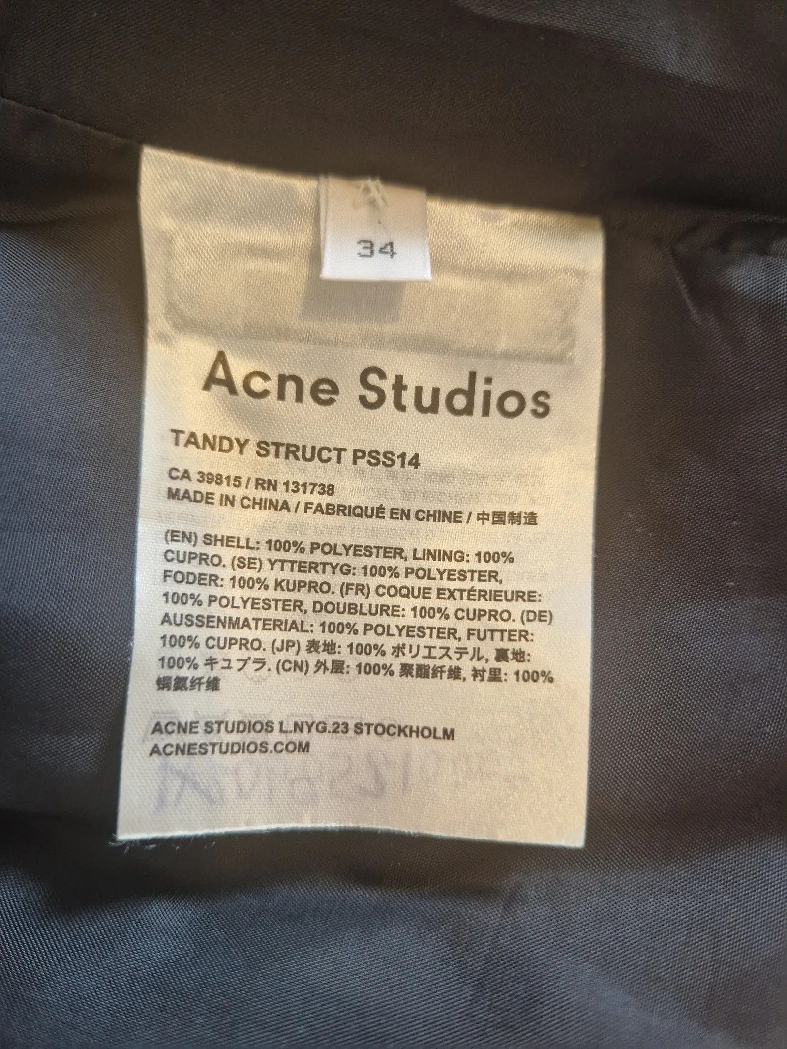 Acne Studios Acne Studios Dress Size XS / US 0-2 / IT 36-38 - 2 Thumbnail