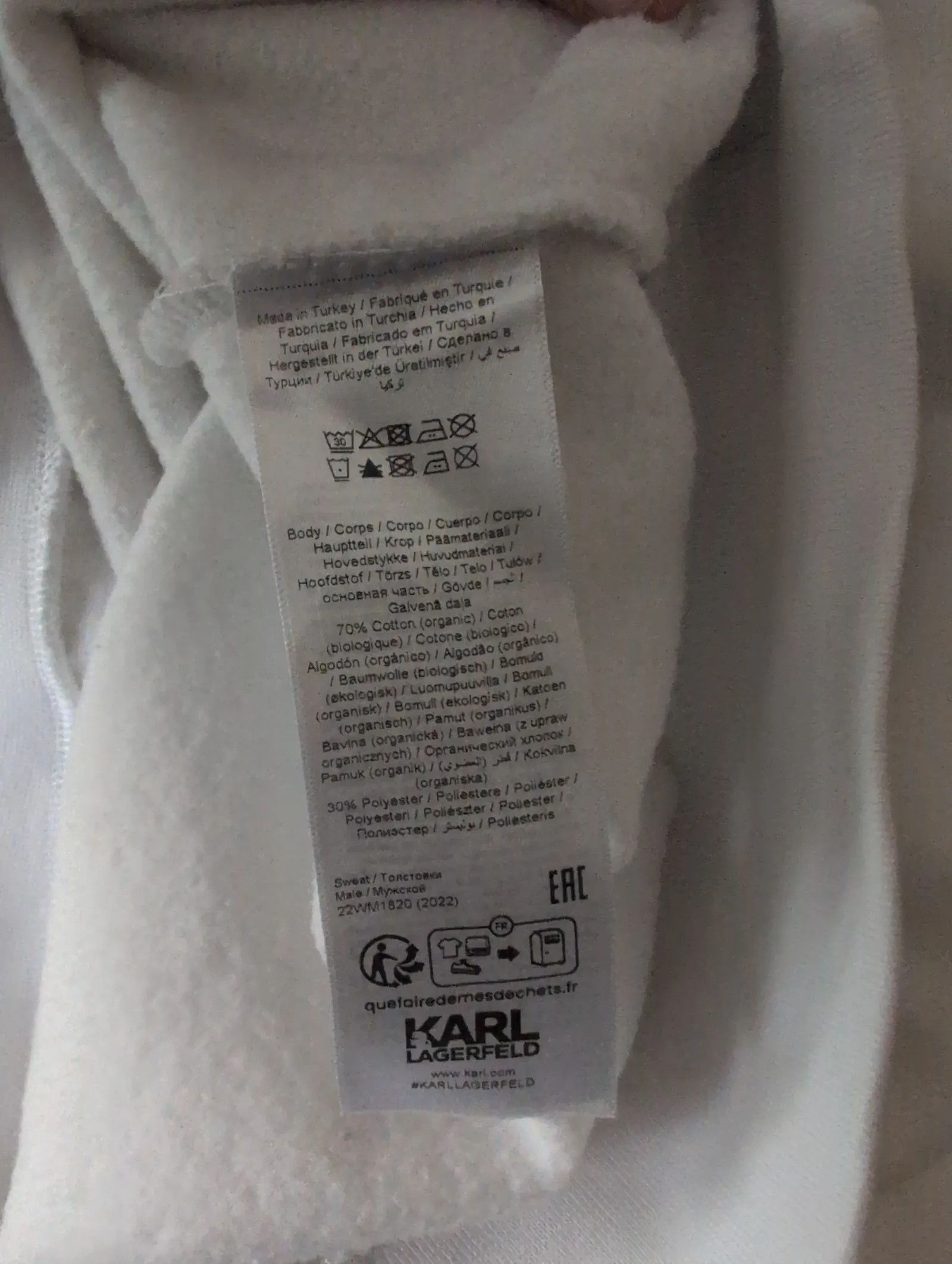 Karl Lagerfeld Karl Lagerfeld Sweatshirt Size M / US 6-8 / IT 42-44 - 3 Thumbnail