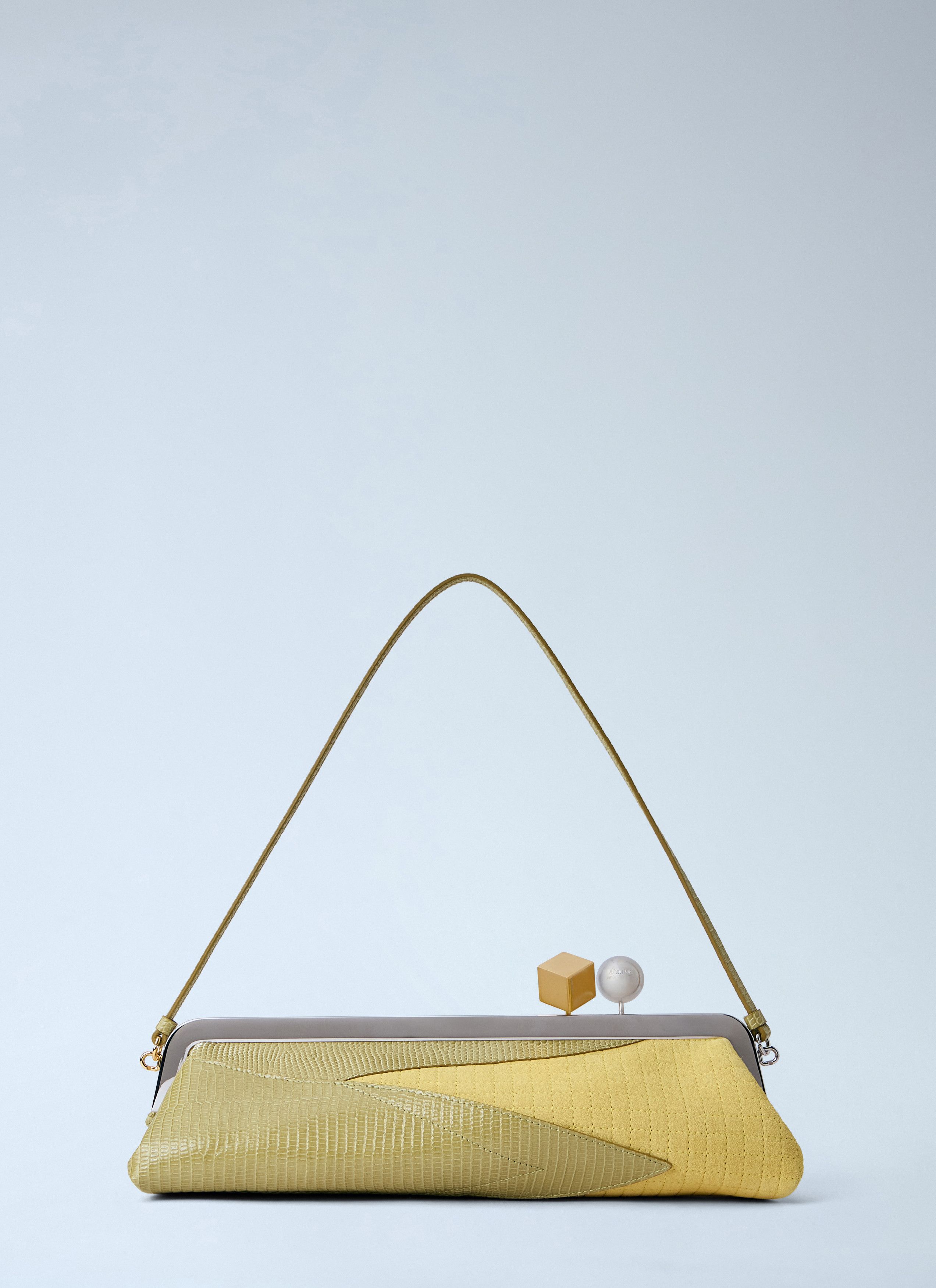 Jacquemus The Salon Maïs Leather Clutch Bag Size ONE SIZE - 3 Thumbnail