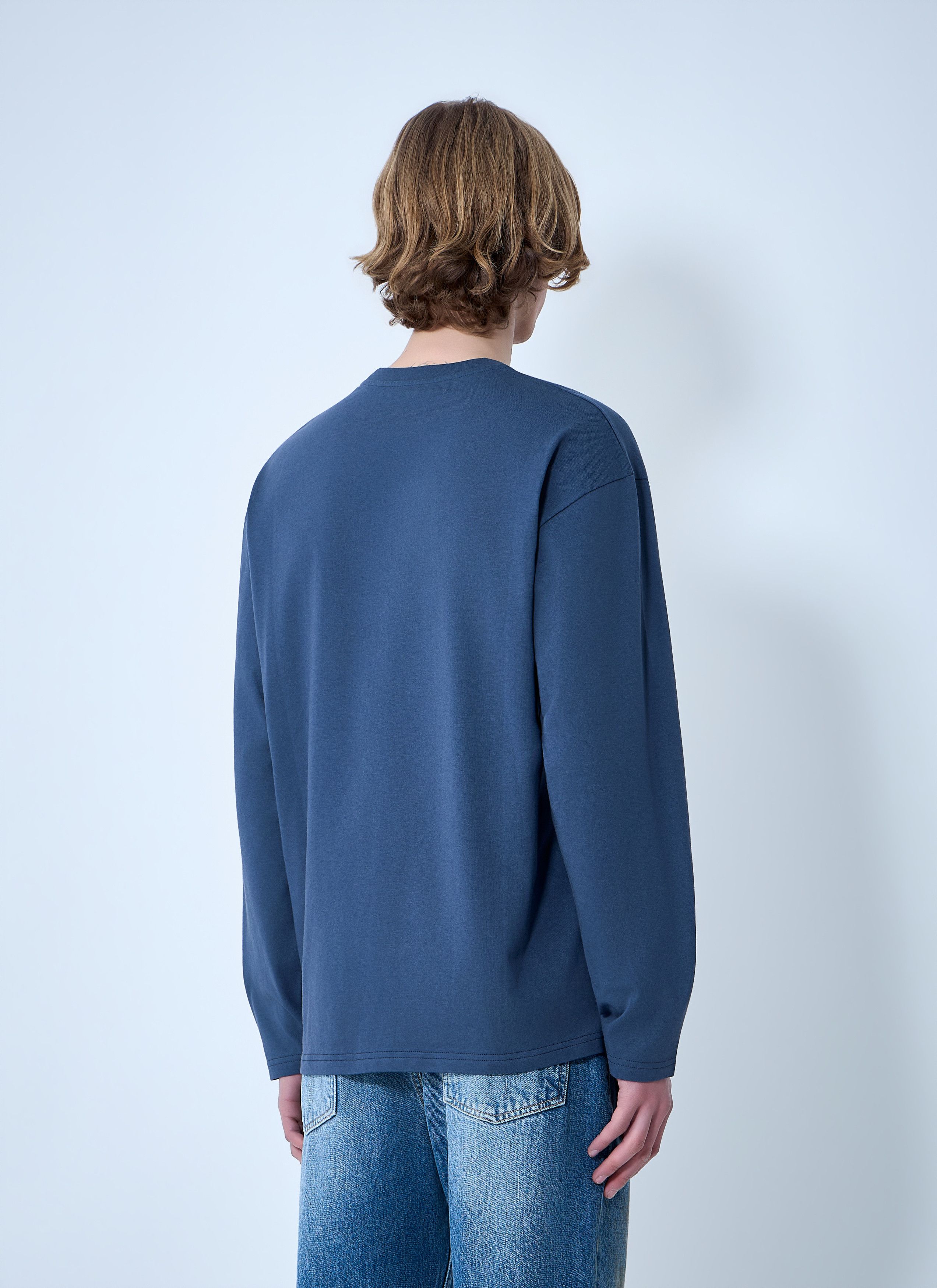 Jil Sander Ribbed Crewneck Long Sleeve Top Size US L / EU 52-54 / 3 - 4 Thumbnail