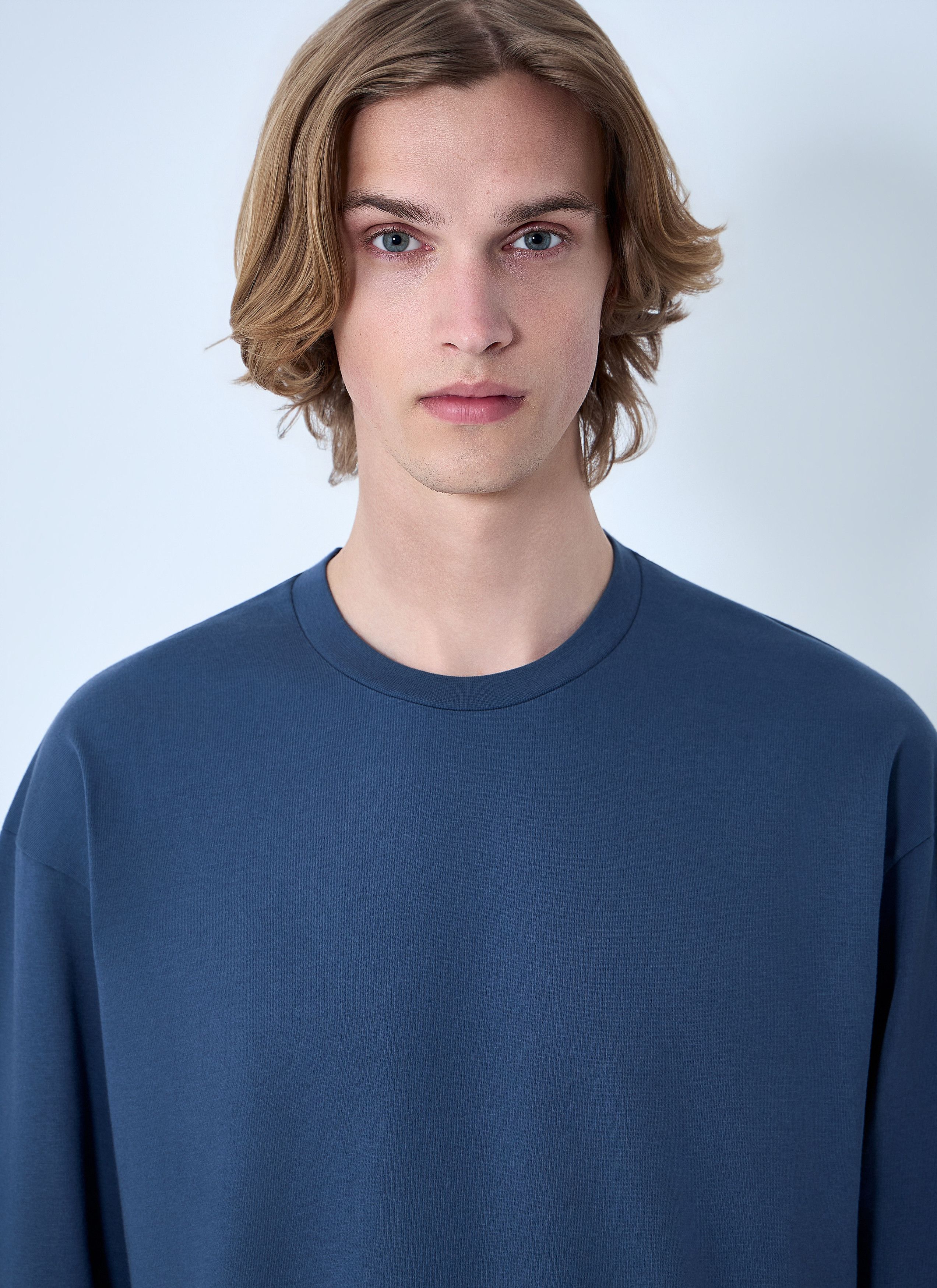 Jil Sander Ribbed Crewneck Long Sleeve Top Size US L / EU 52-54 / 3 - 5 Thumbnail