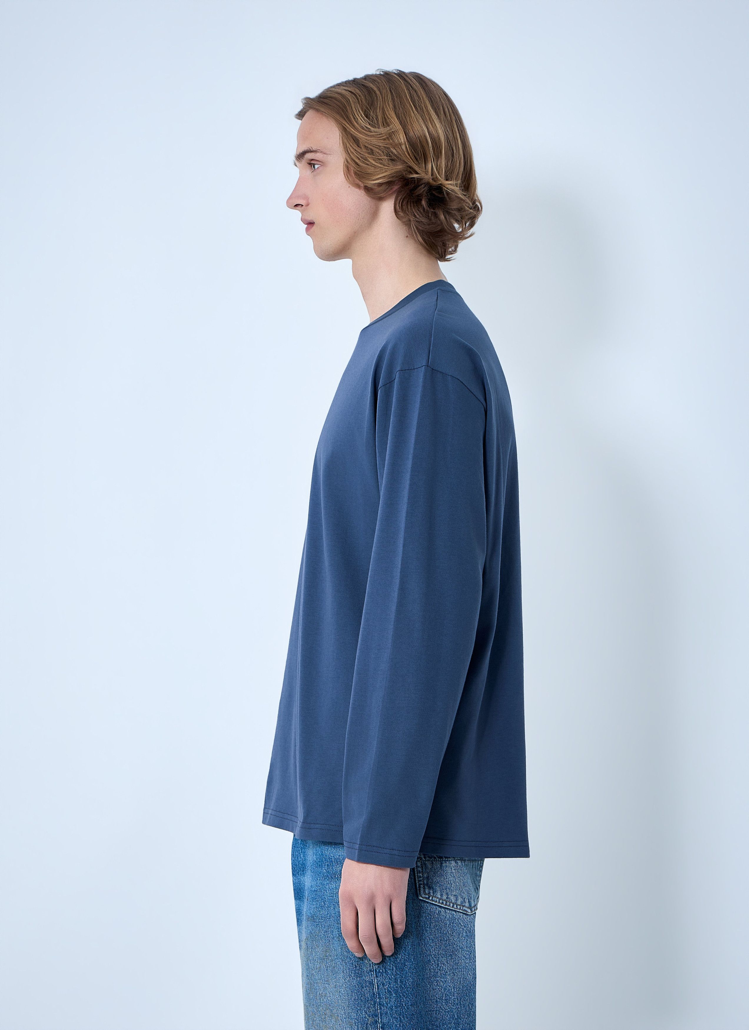 Jil Sander Ribbed Crewneck Long Sleeve Top Size US XXL / EU 58 / 5 - 3 Thumbnail