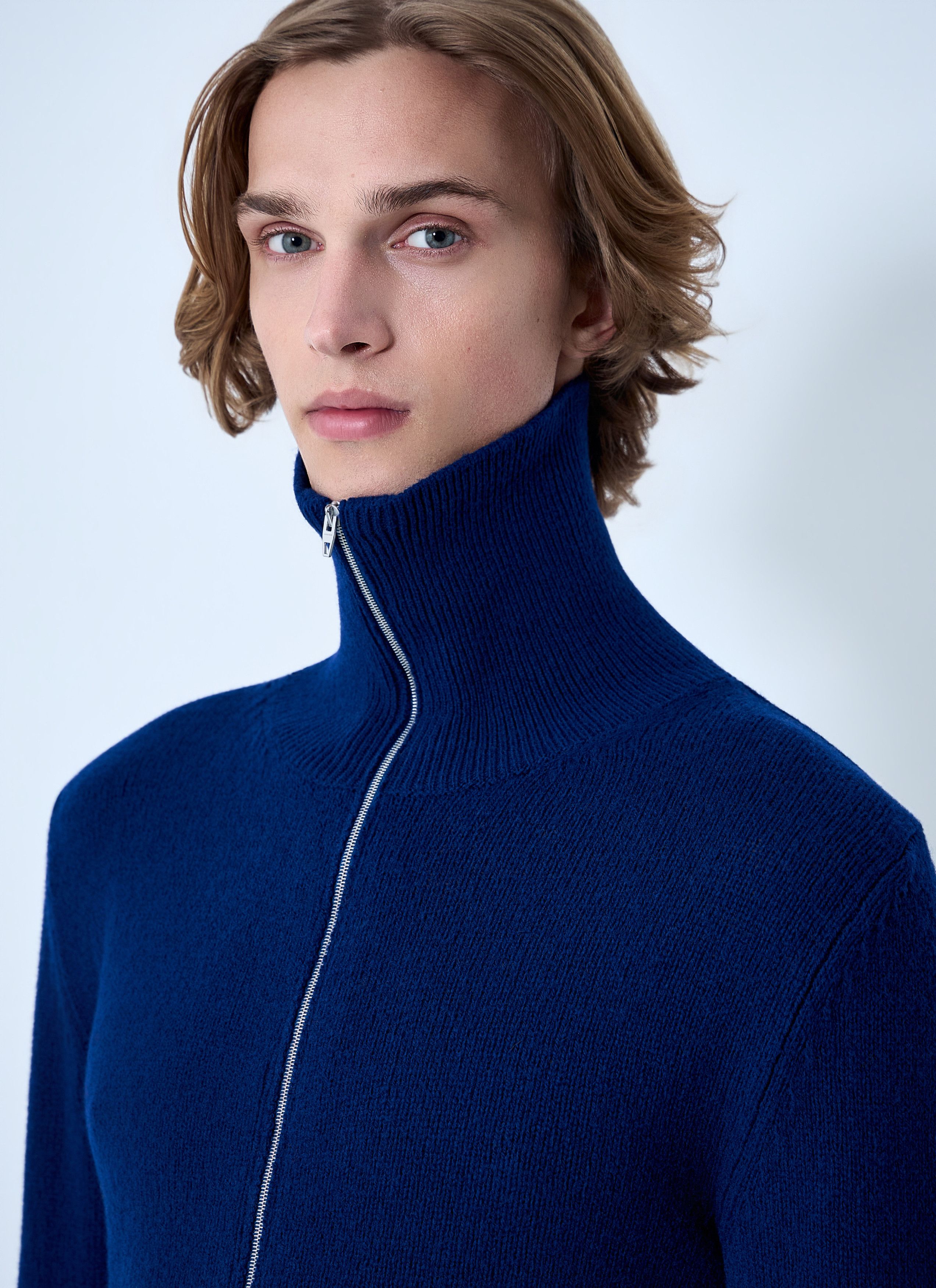 Jil Sander Zip-Up Wool Knit Cardigan Size US XL / EU 56 / 4 - 5 Thumbnail
