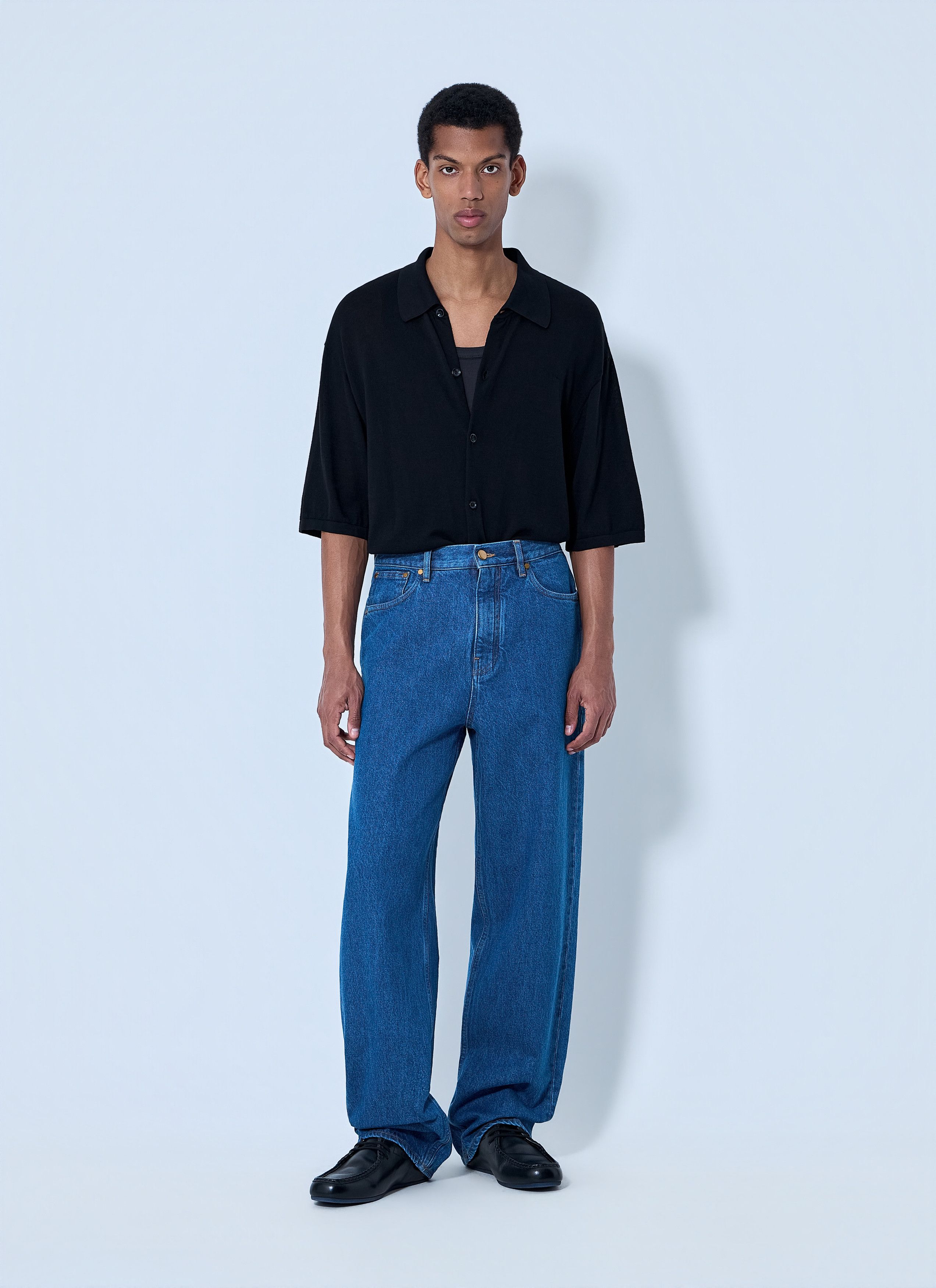 Jil Sander Wide-Leg Denim Jeans Size US 32 / EU 48 - 2 Thumbnail