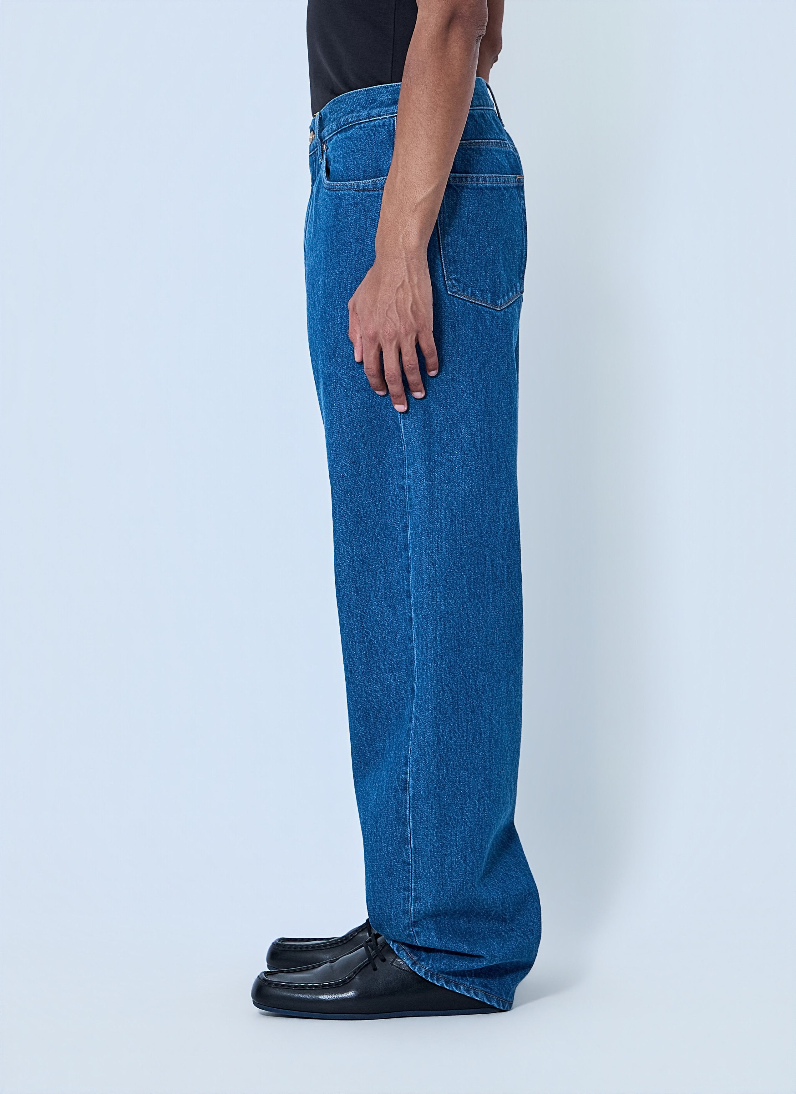 Jil Sander Wide-Leg Denim Jeans Size US 32 / EU 48 - 3 Thumbnail