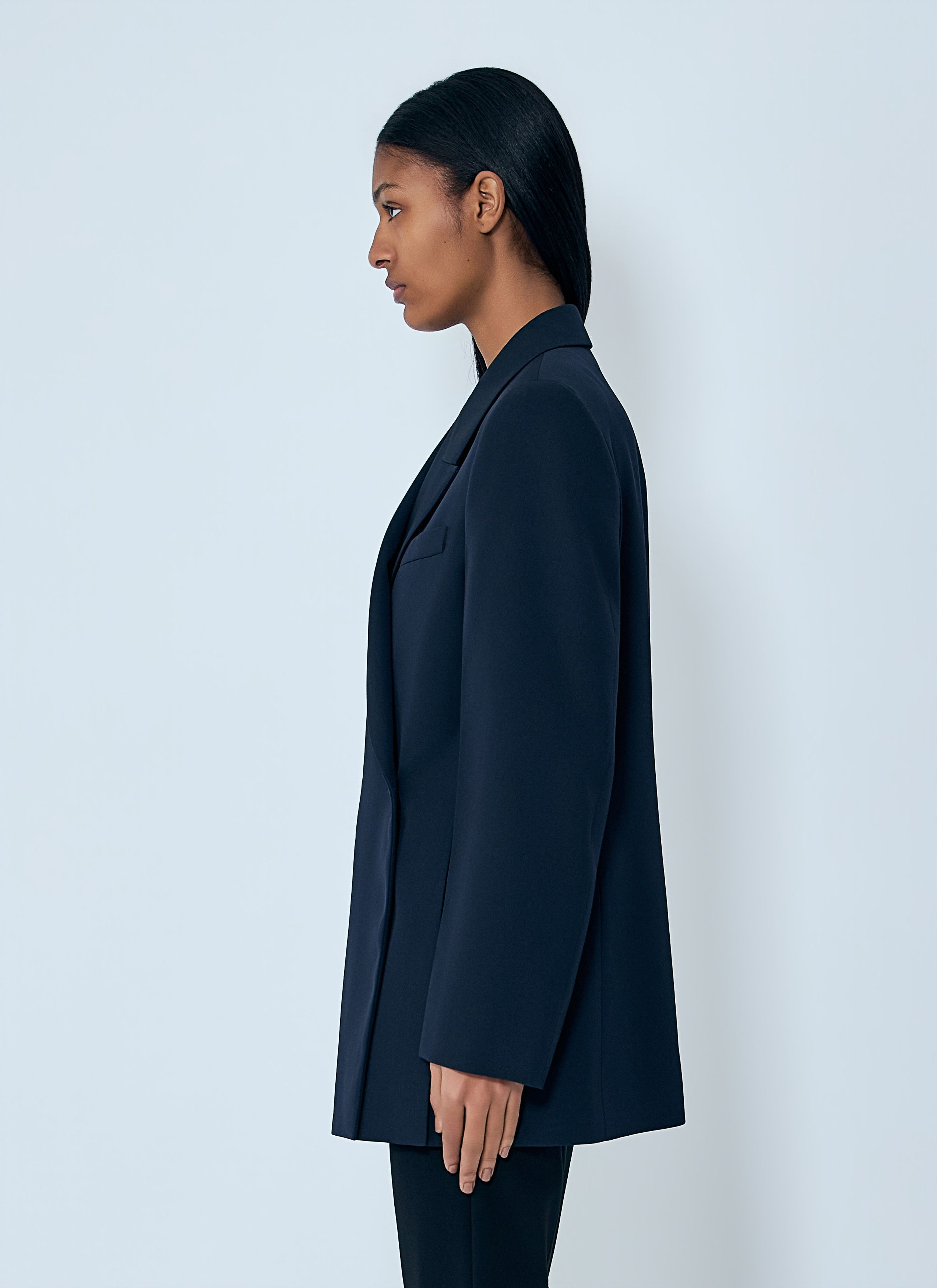 Jil Sander Double-Breasted Wool Blazer Size S / US 4 / IT 40 - 3 Thumbnail