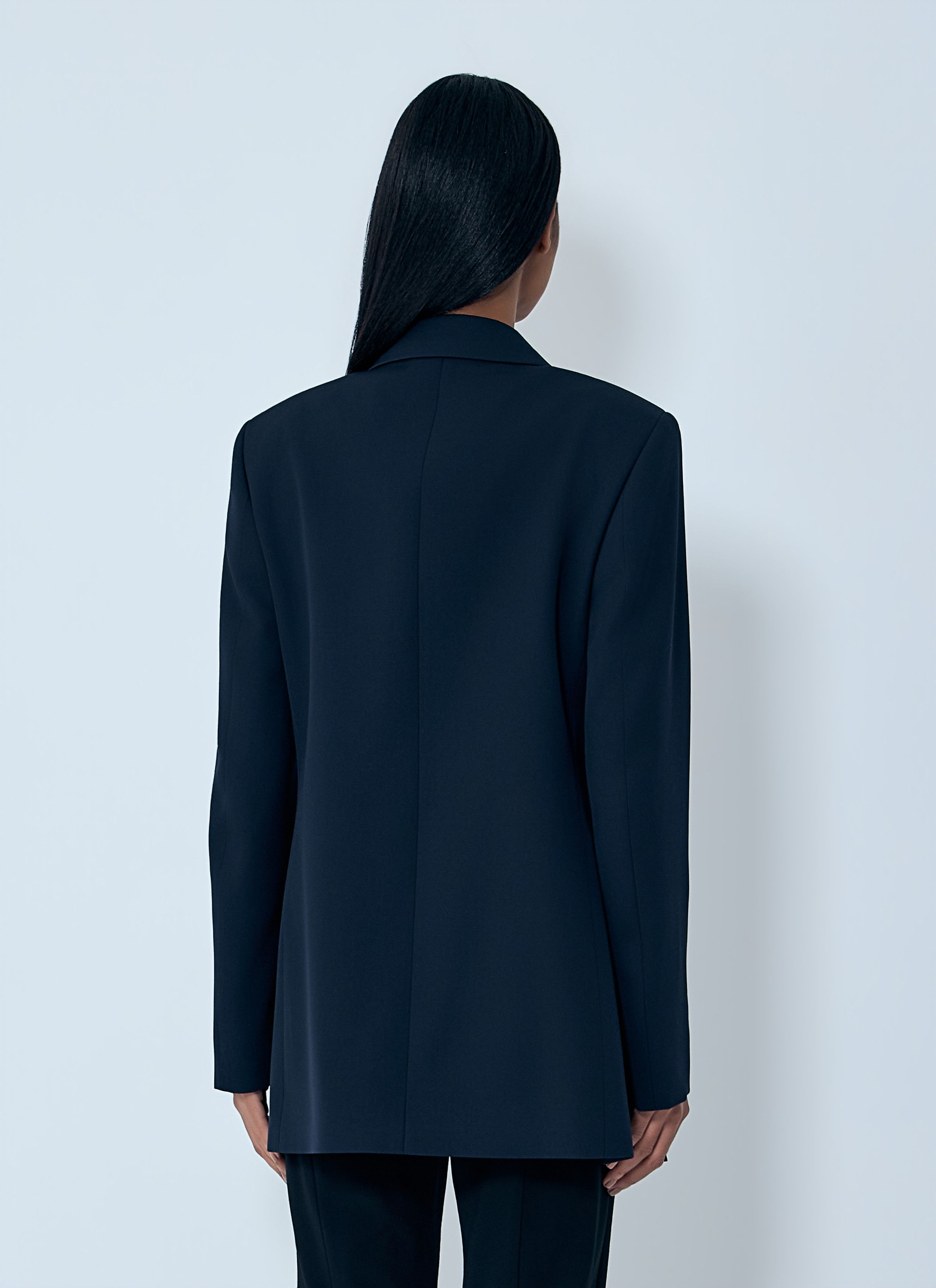 Jil Sander Double-Breasted Wool Blazer Size S / US 4 / IT 40 - 4 Thumbnail