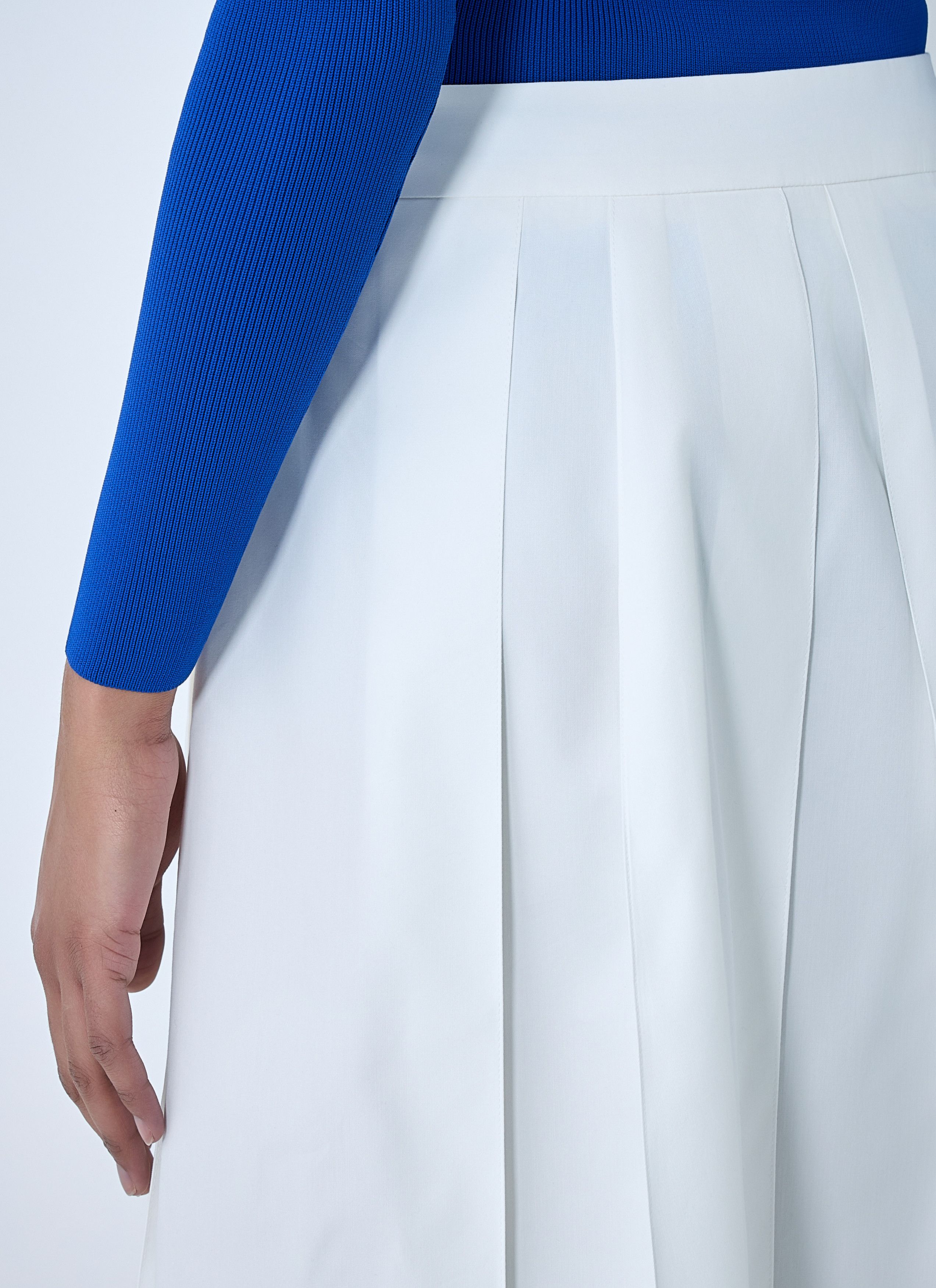 Jil Sander Pleated Midi Skirt Size 34" / US 12 / IT 48 - 6 Thumbnail