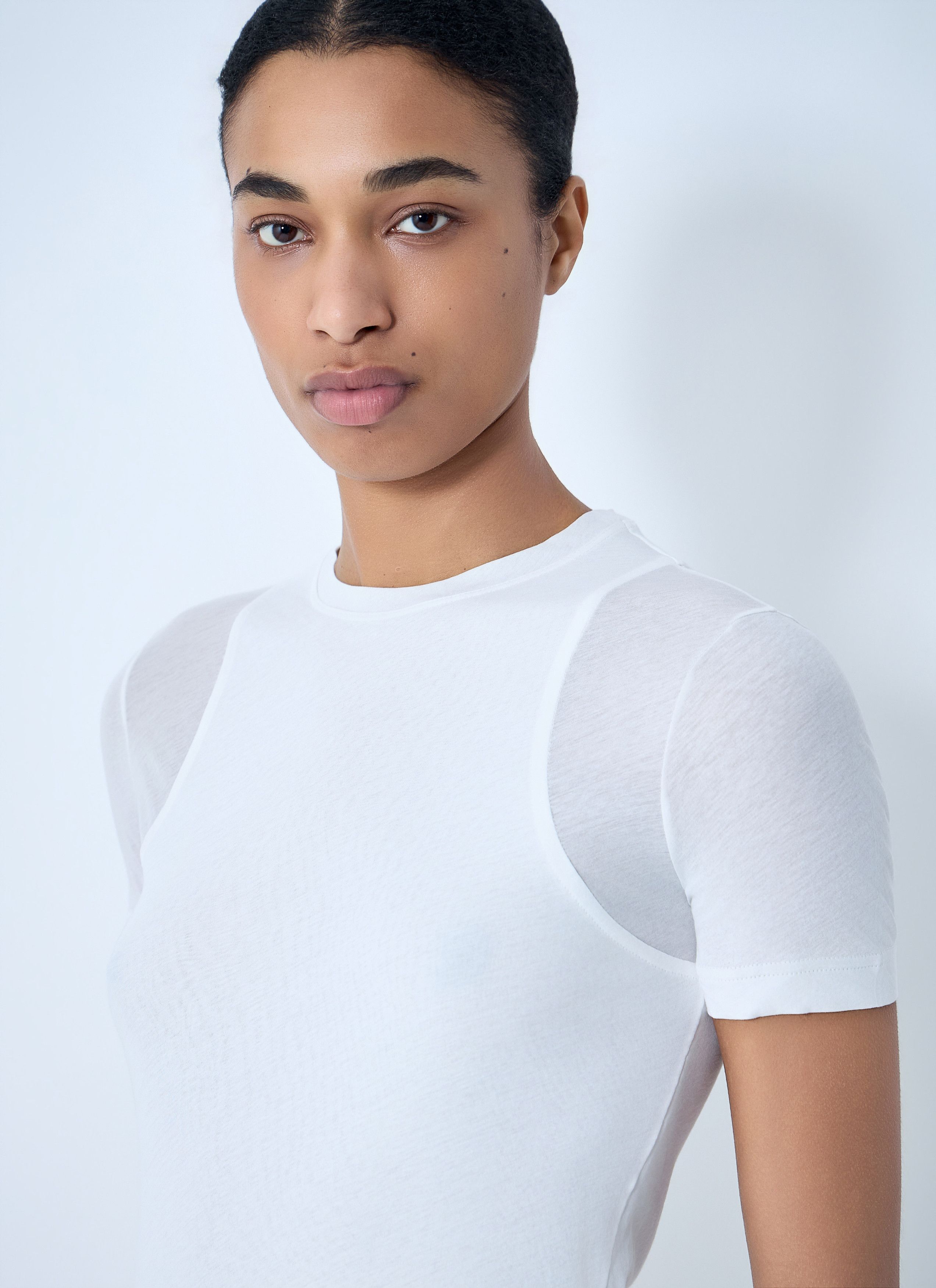 Jil Sander Crew Neck Fitted T-Shirt Size M / US 6-8 / IT 42-44 - 5 Thumbnail