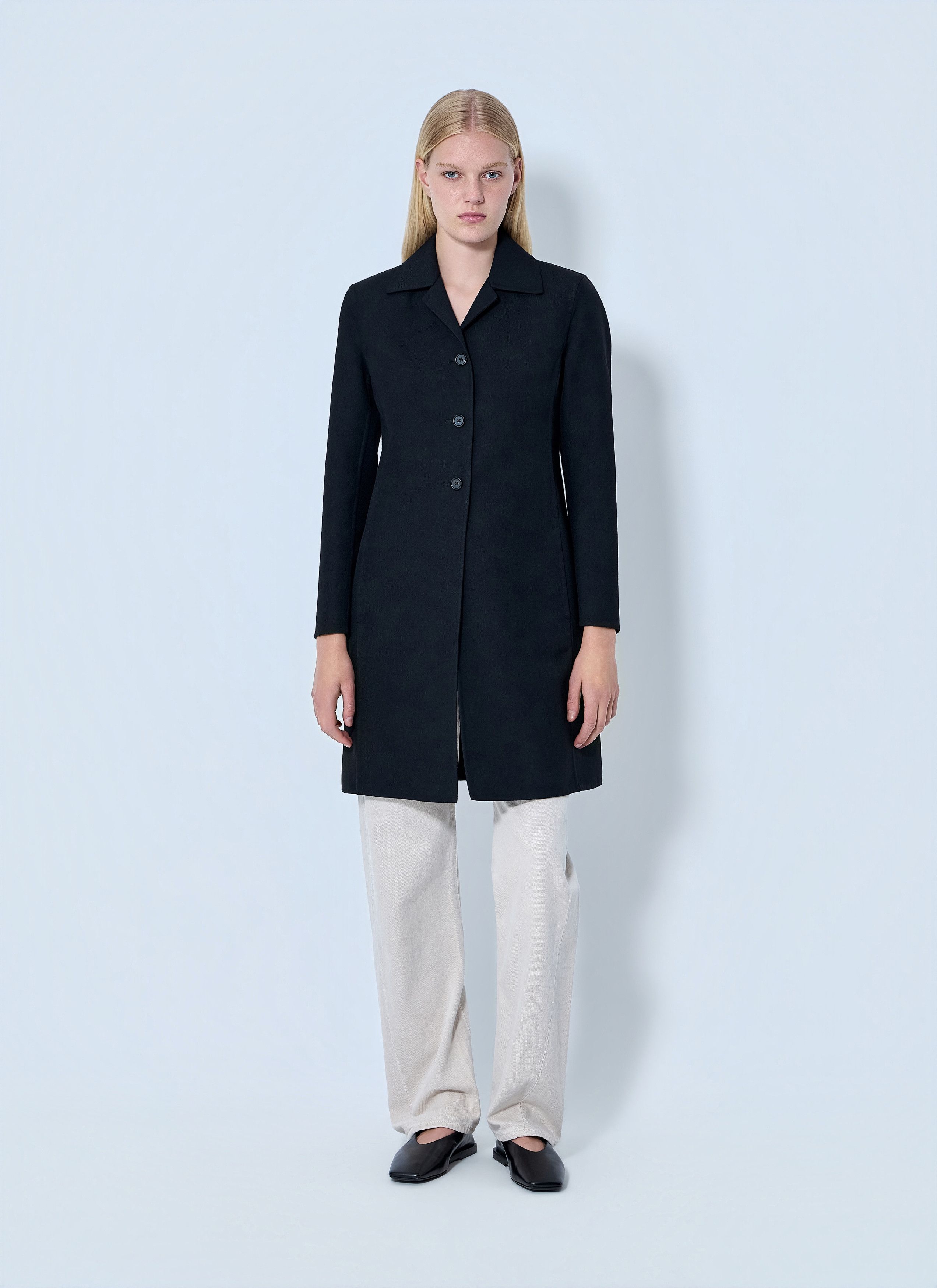 Jil Sander Single-Breasted Wool Coat Size M / US 6-8 / IT 42-44 - 2 Thumbnail