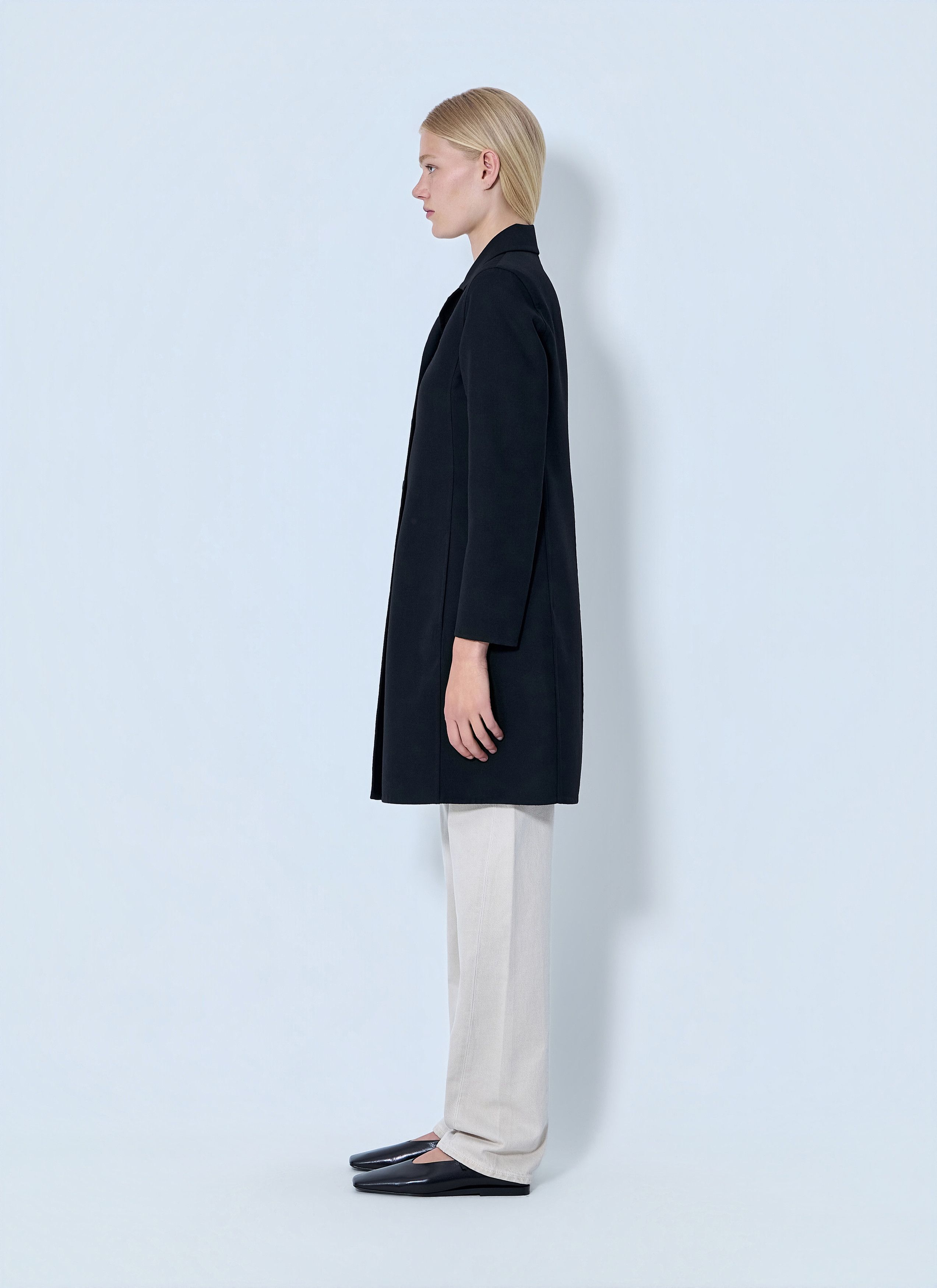 Jil Sander Single-Breasted Wool Coat Size M / US 6-8 / IT 42-44 - 3 Thumbnail