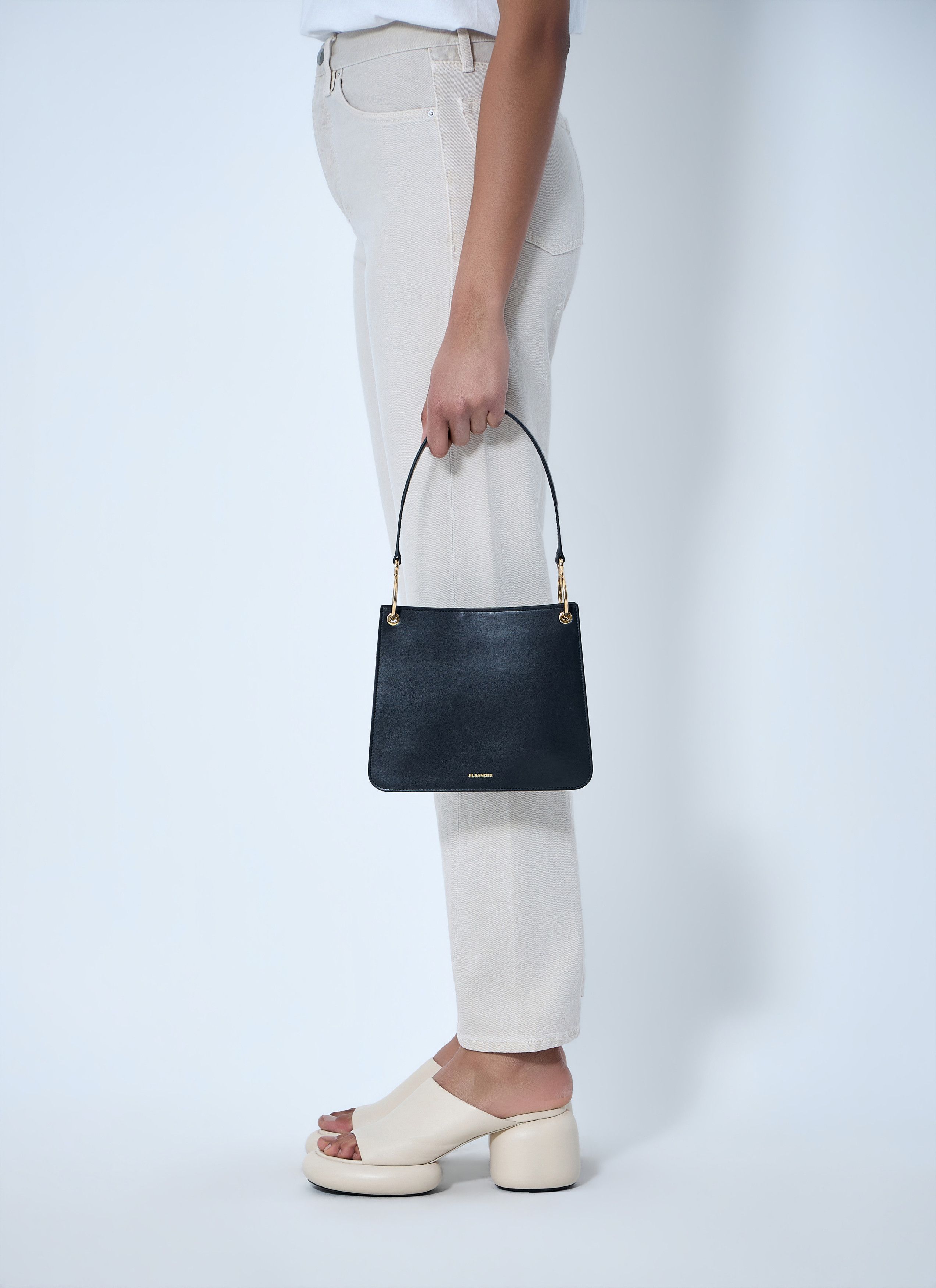 Jil Sander Structured Leather Shoulder Bag Size ONE SIZE - 2 Thumbnail