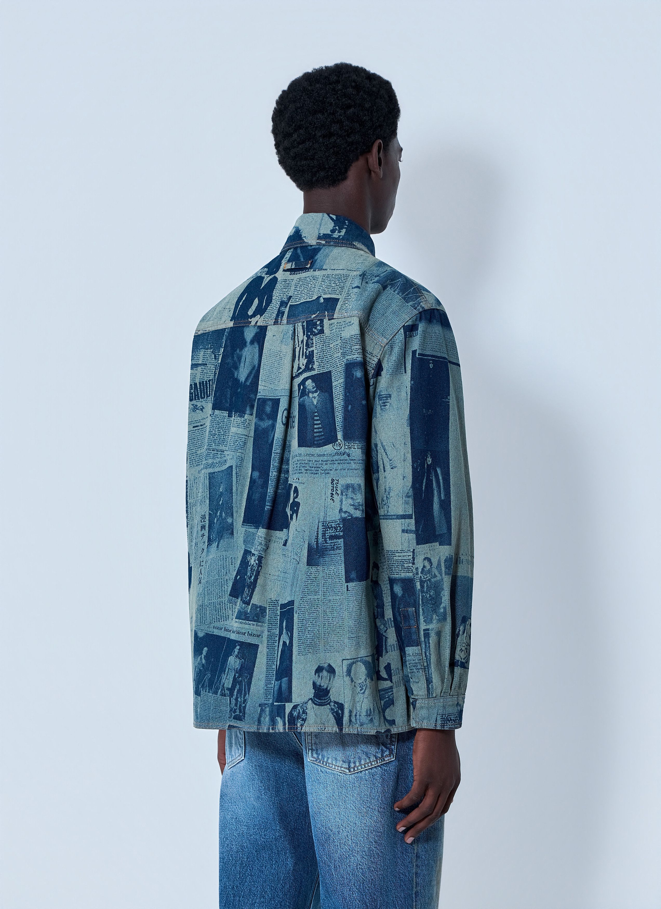 Jean Paul Gaultier Printed Cotton Poplin Shirt Size US S / EU 44-46 / 1 - 4 Thumbnail